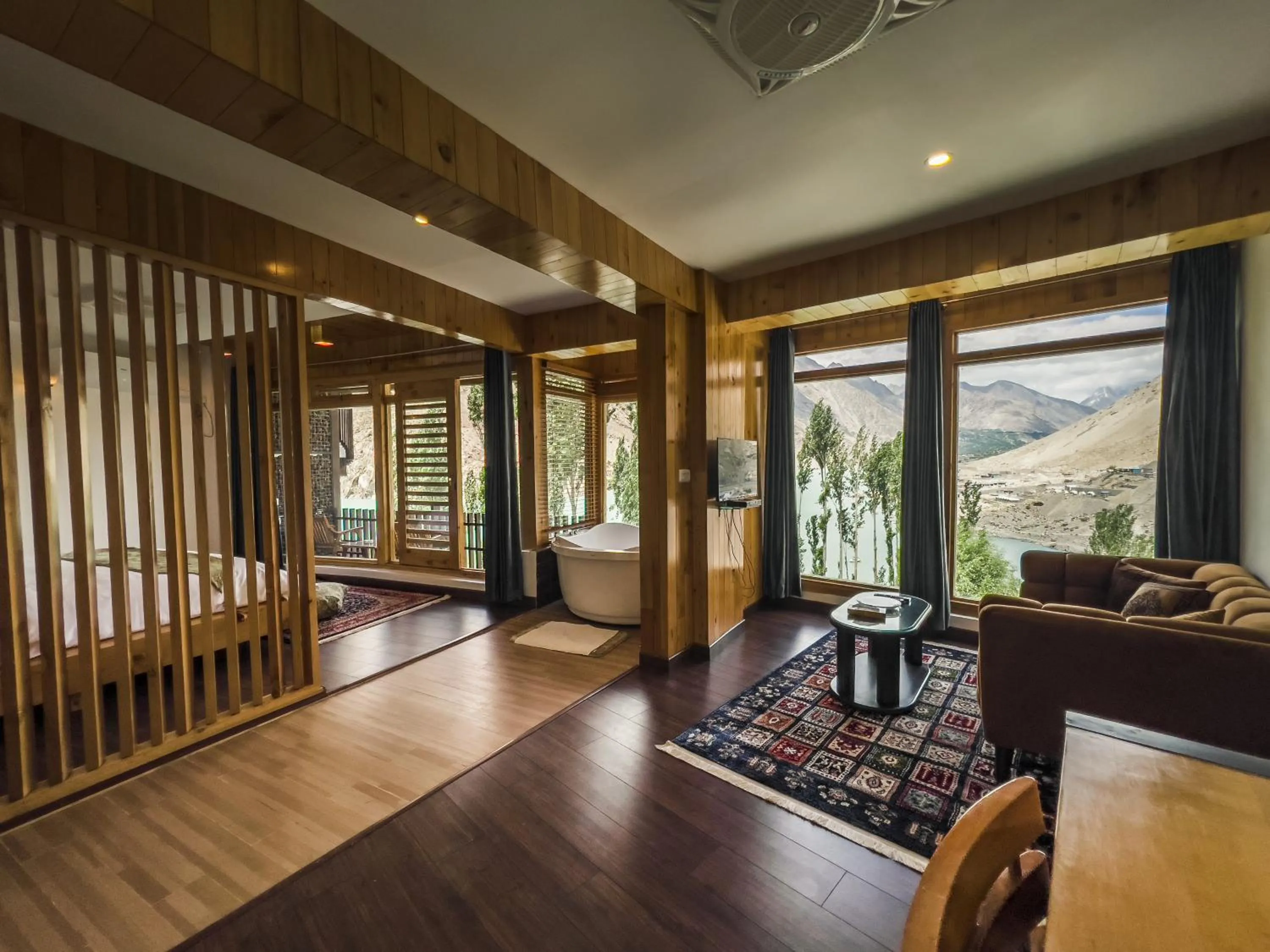 Living room in Famree Resort Hunza