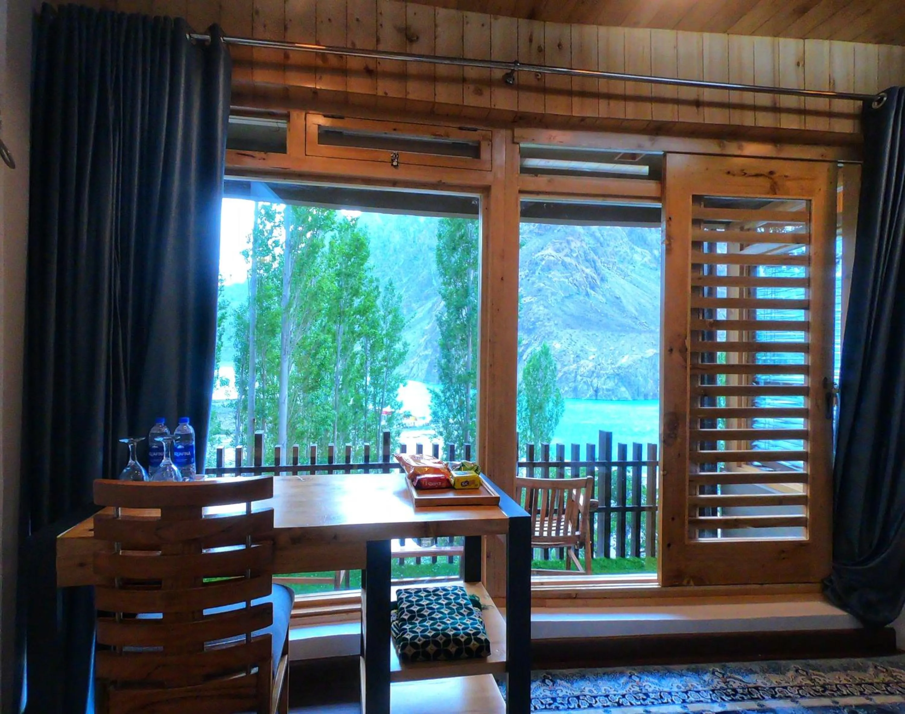 Dining area in Famree Resort Hunza