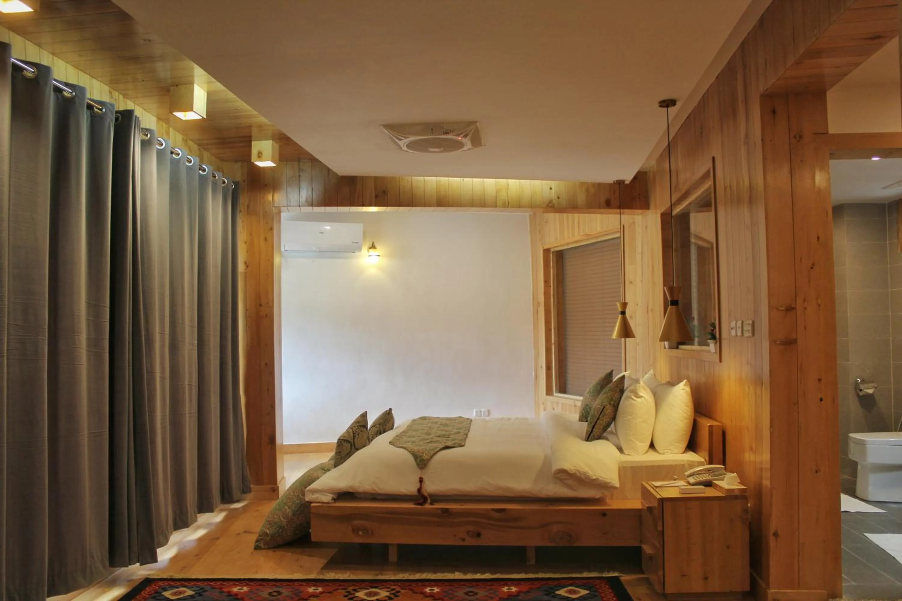 Bed in Famree Resort Hunza