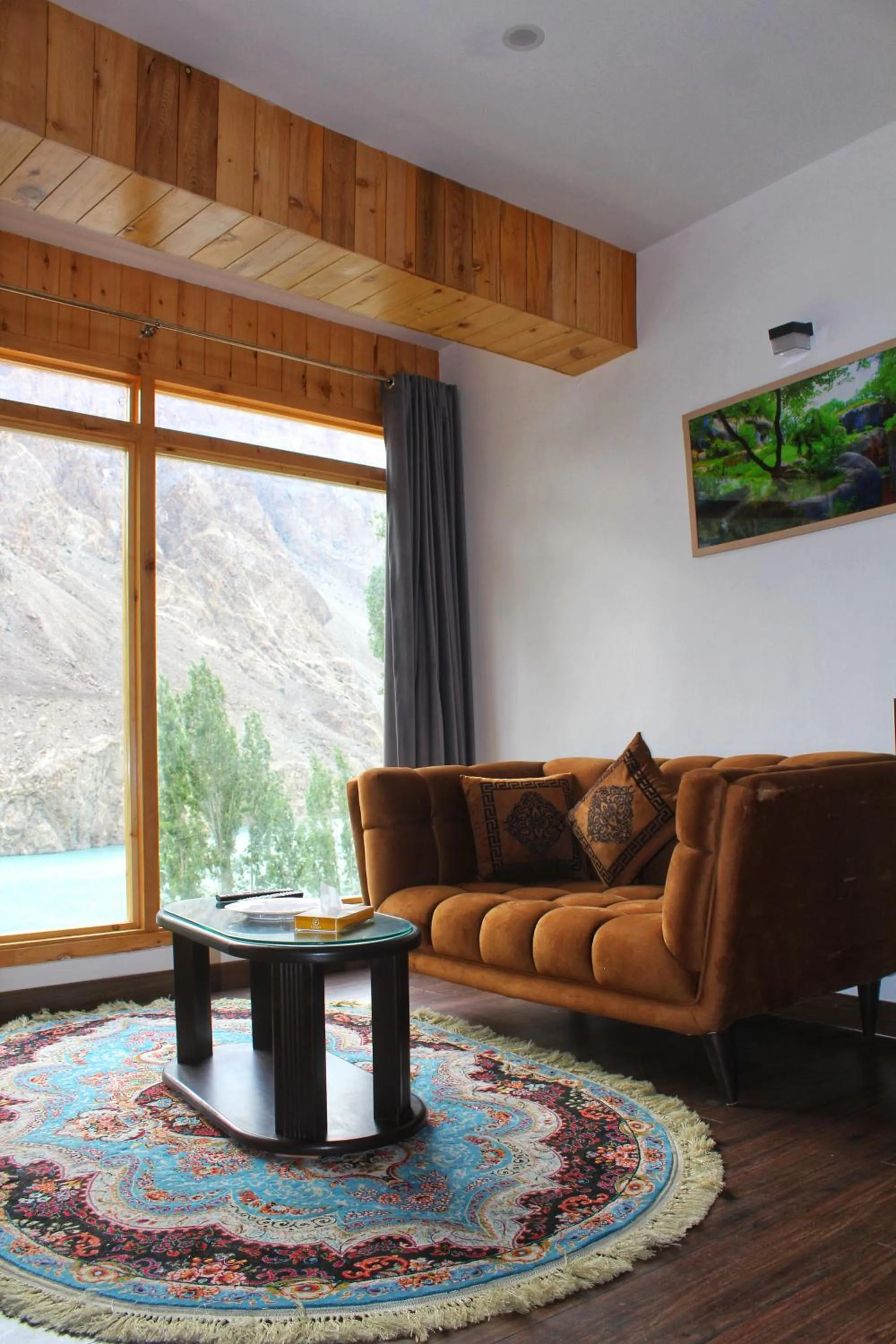 Living room in Famree Resort Hunza