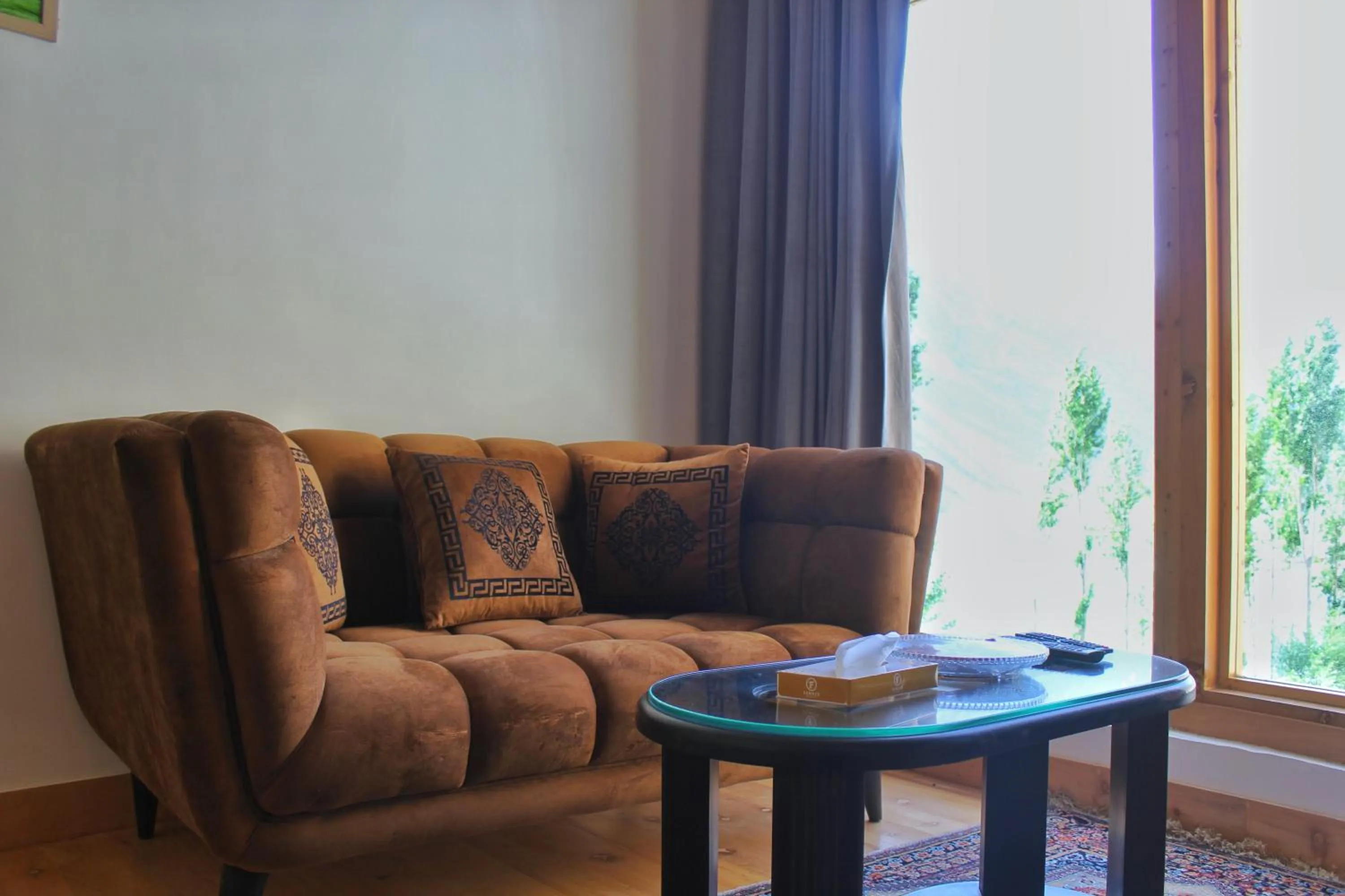 Living room in Famree Resort Hunza