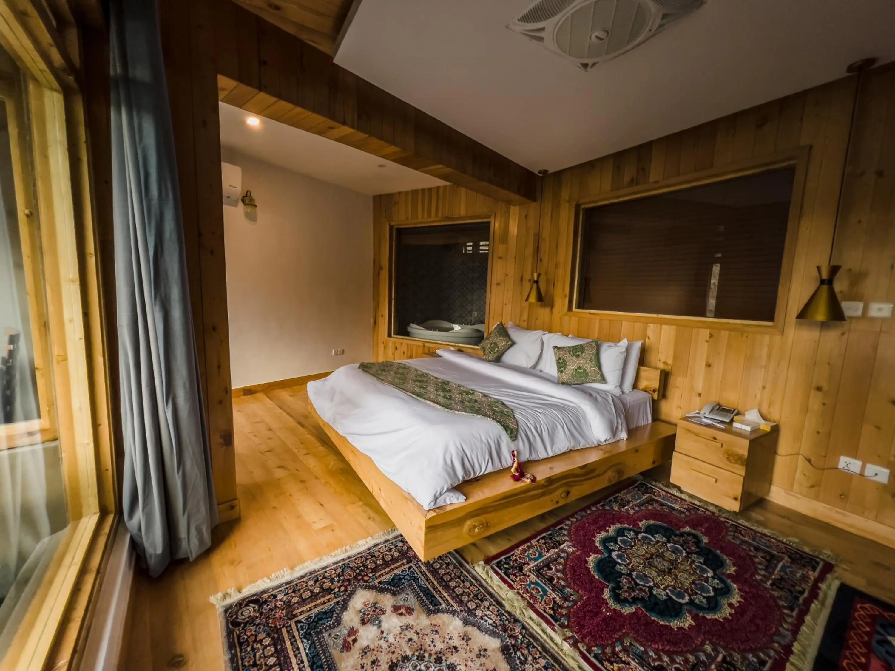 Bed in Famree Resort Hunza