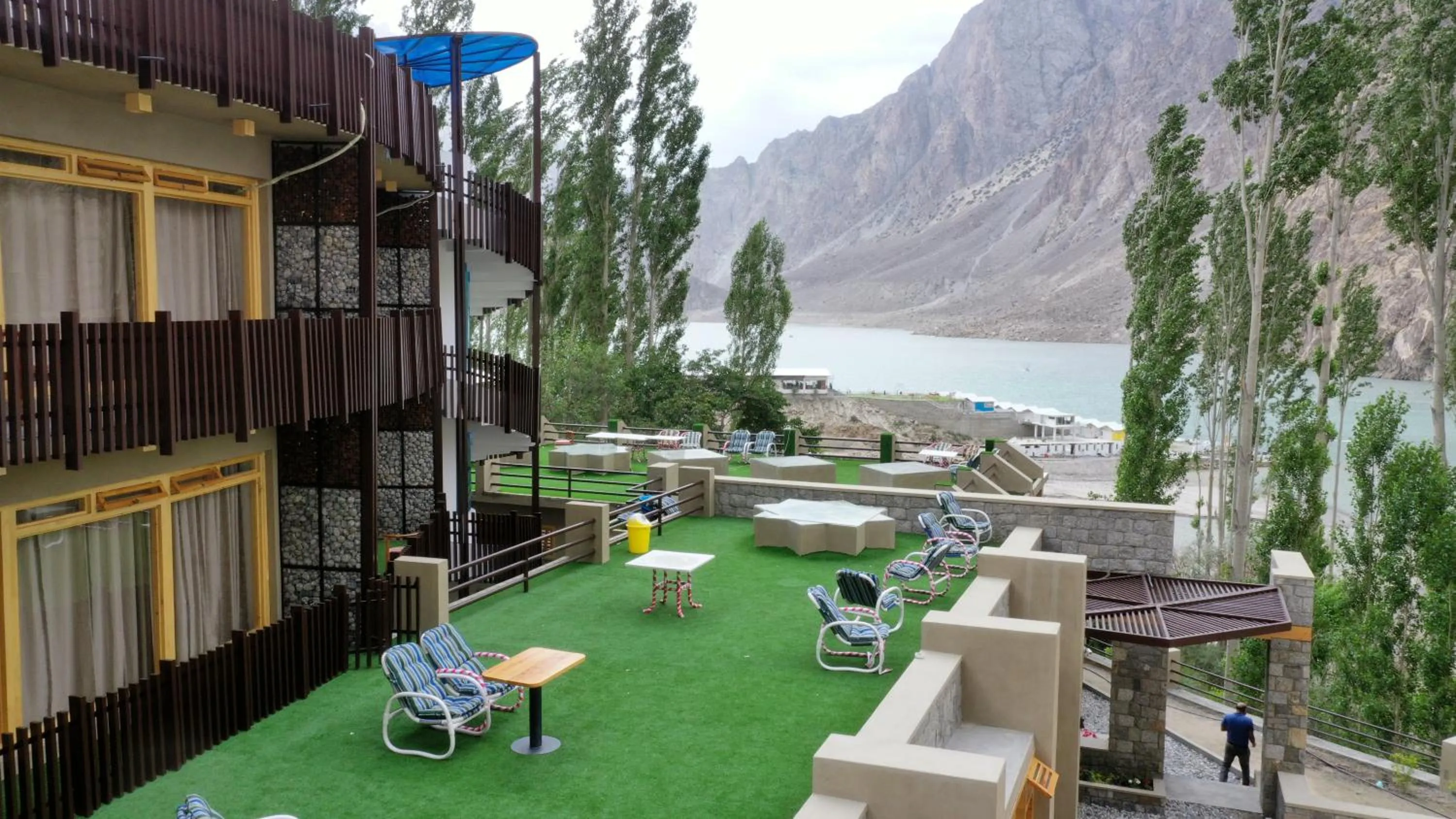 Balcony/Terrace in Famree Resort Hunza
