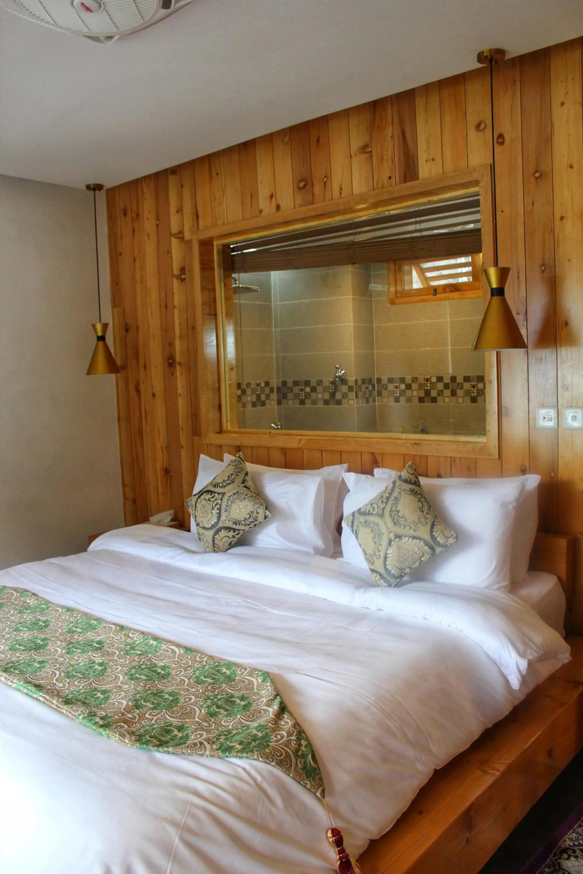 Bed in Famree Resort Hunza