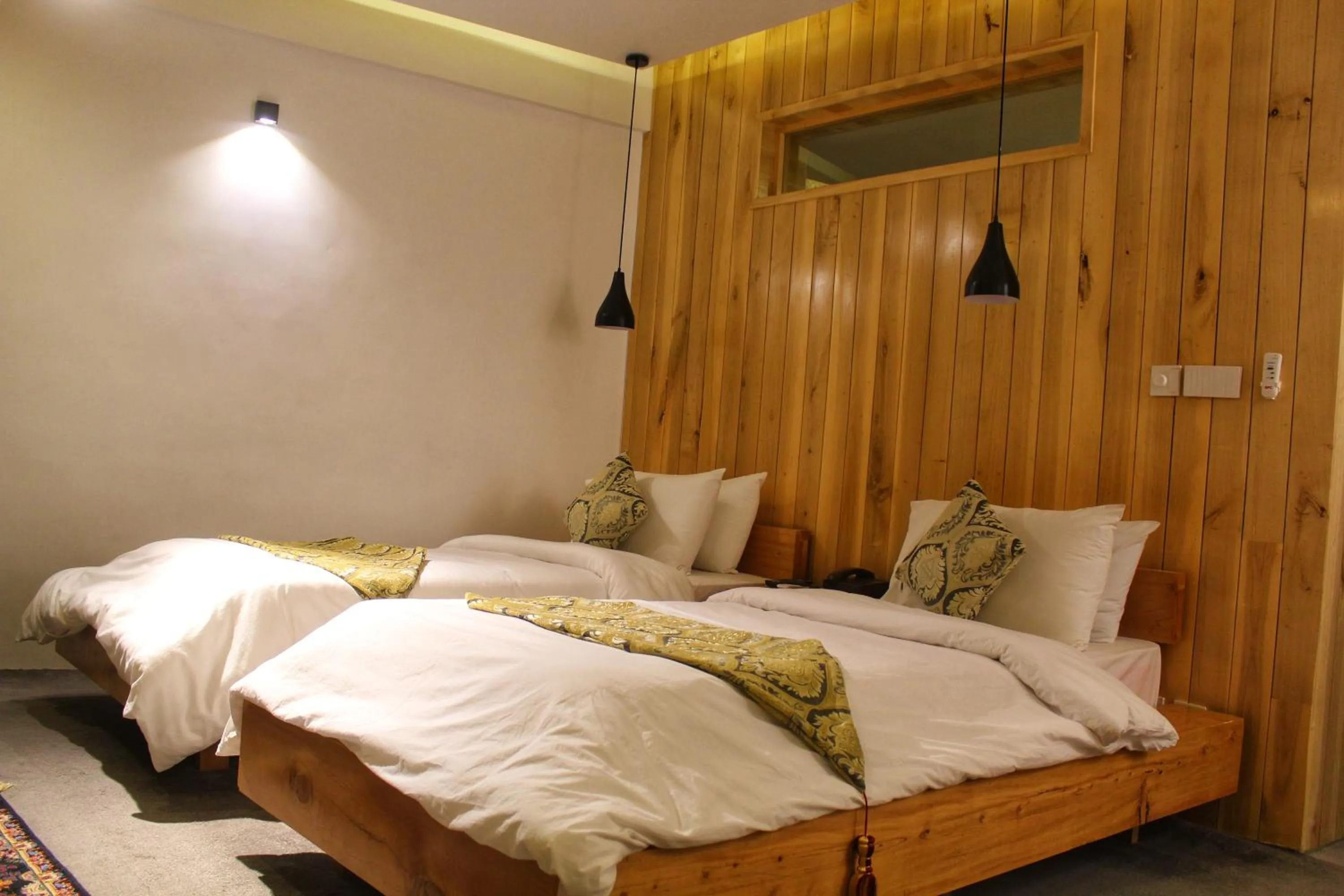 Bed in Famree Resort Hunza