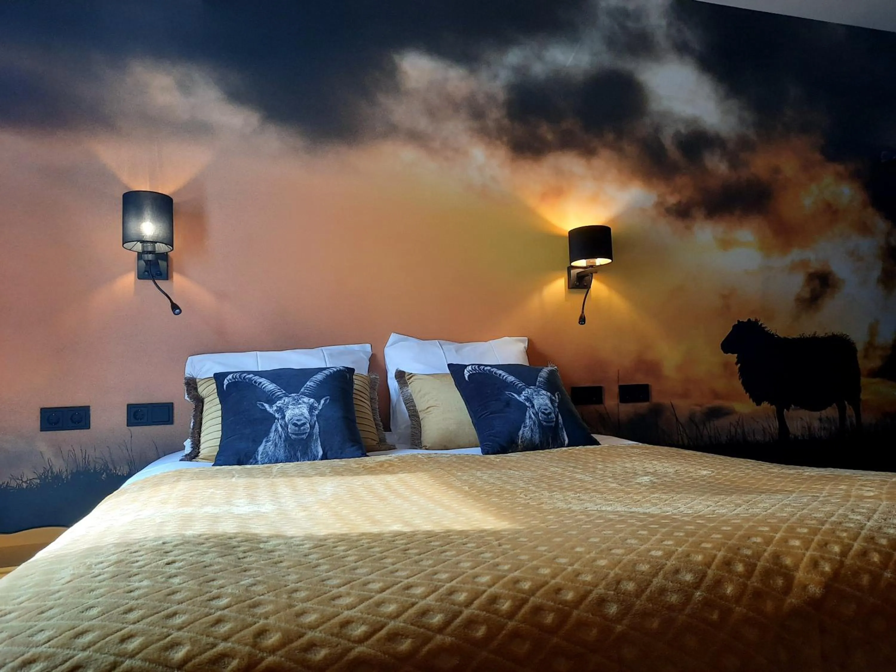 Bed in Boutique Hotel de Drentse Liefde