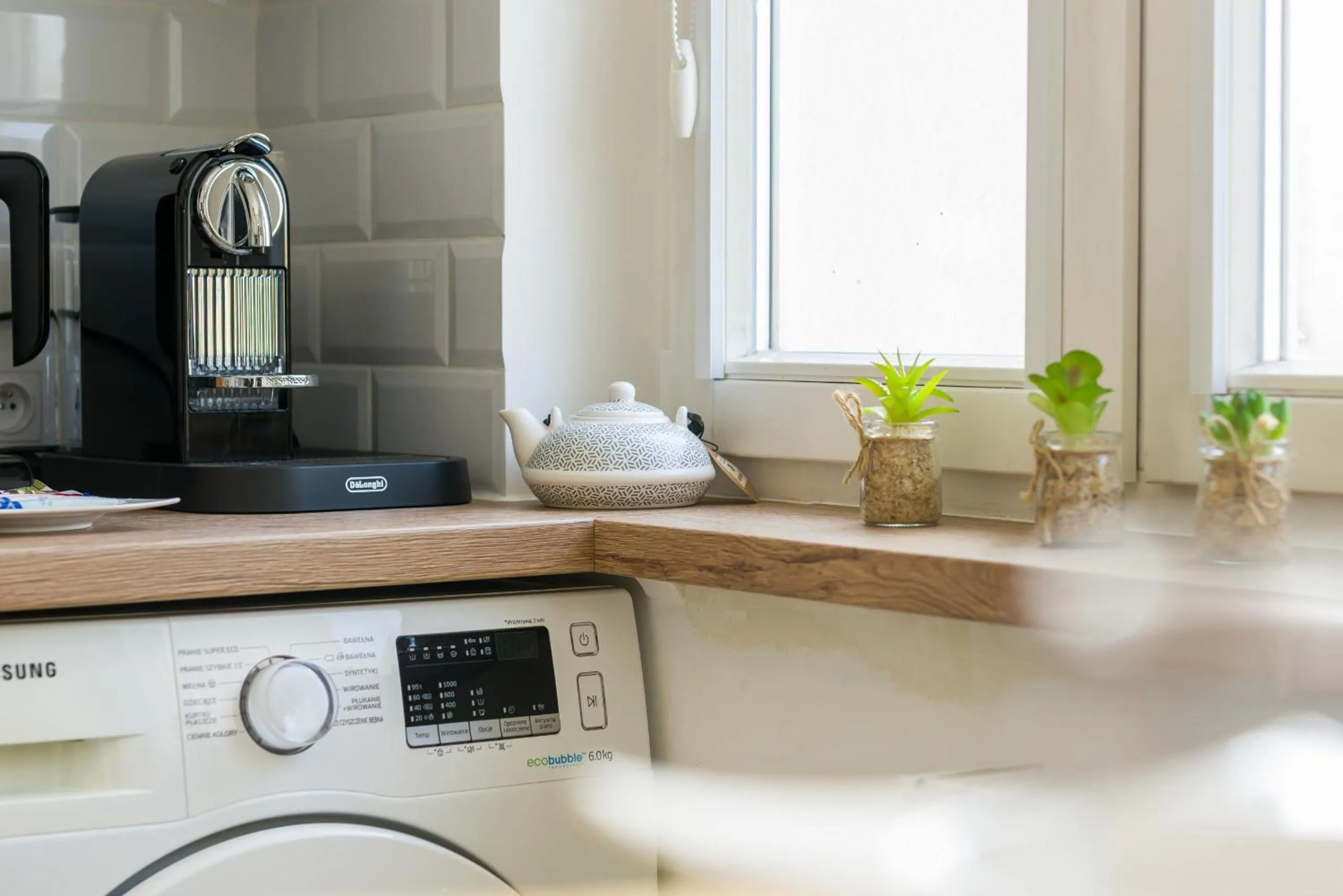 Kitchen or kitchenette in Apartments Poznań Keplera by Noclegi Renters