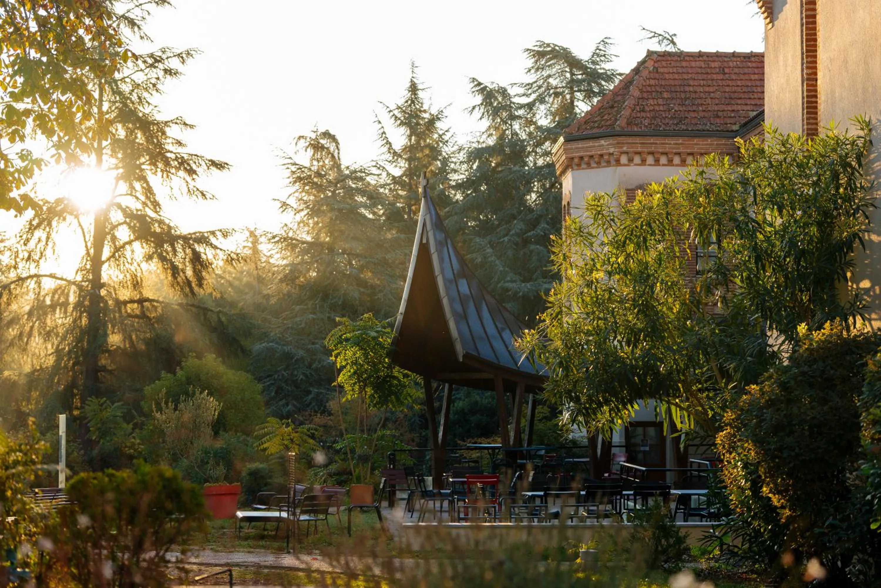 Property building in Hotellerie de l'Abbaye du Désert
