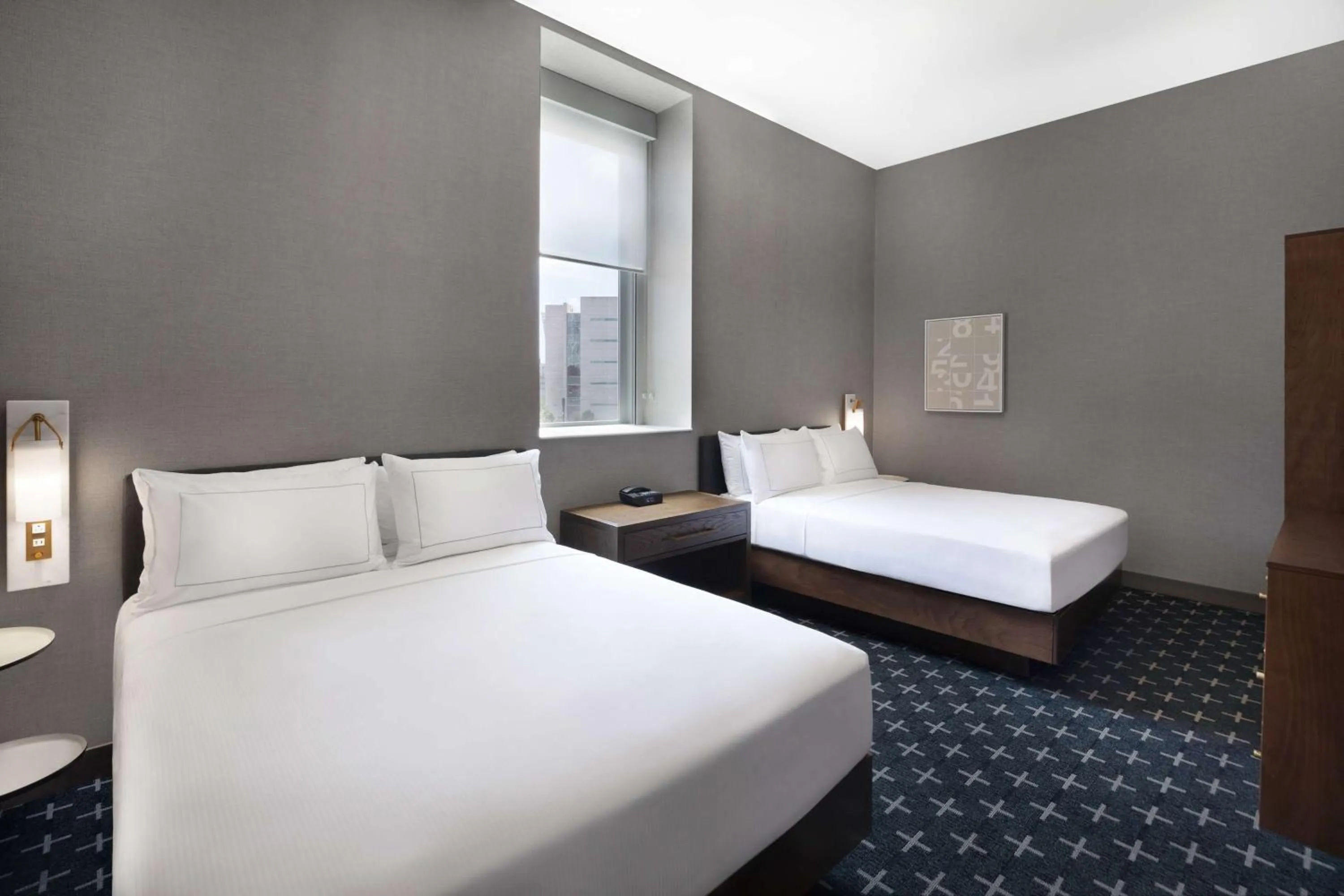 Bed in The Slate Hotel Denver Downtown, Tapestry by Hilton