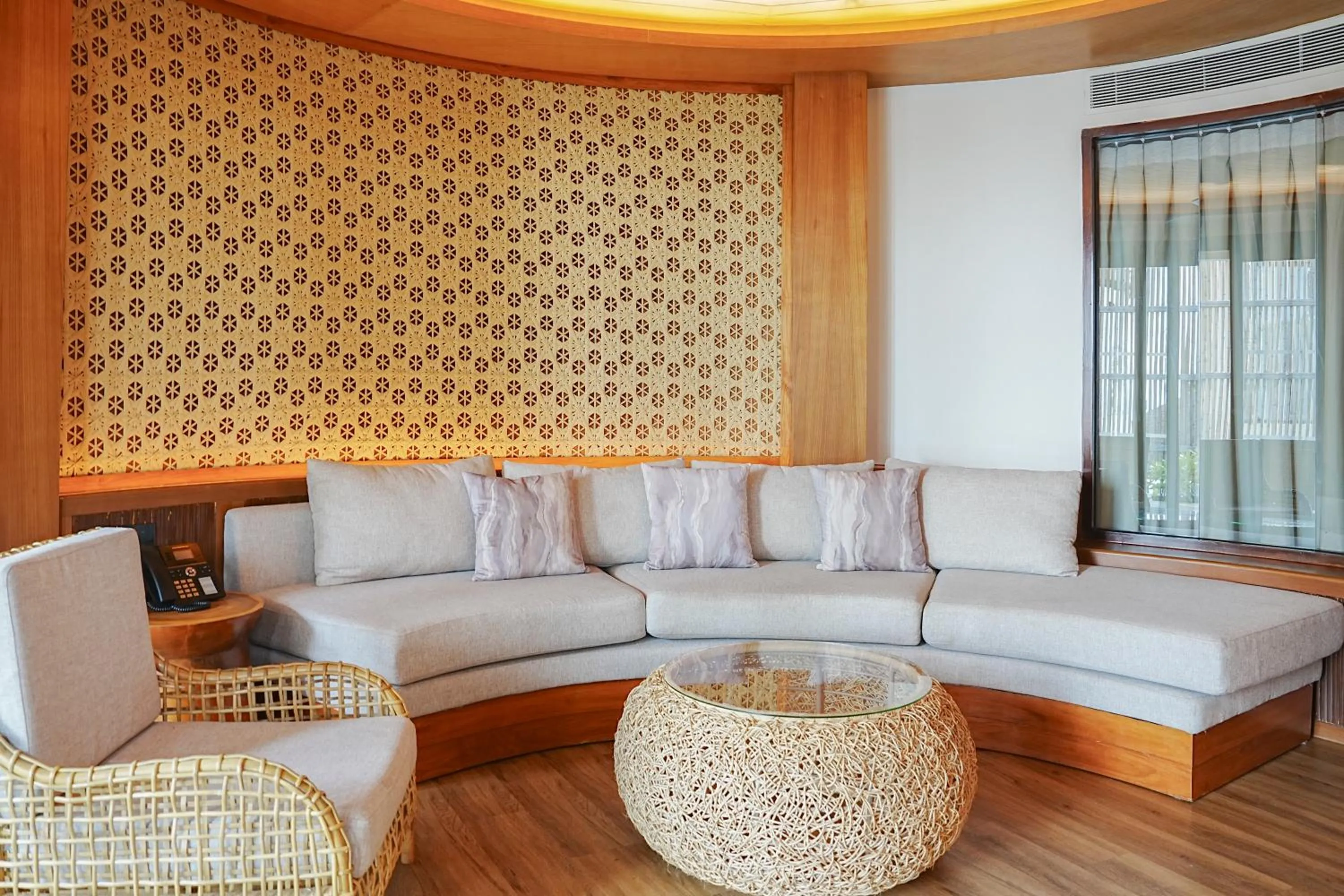 Living room in SINAE Phuket Luxury Hotel