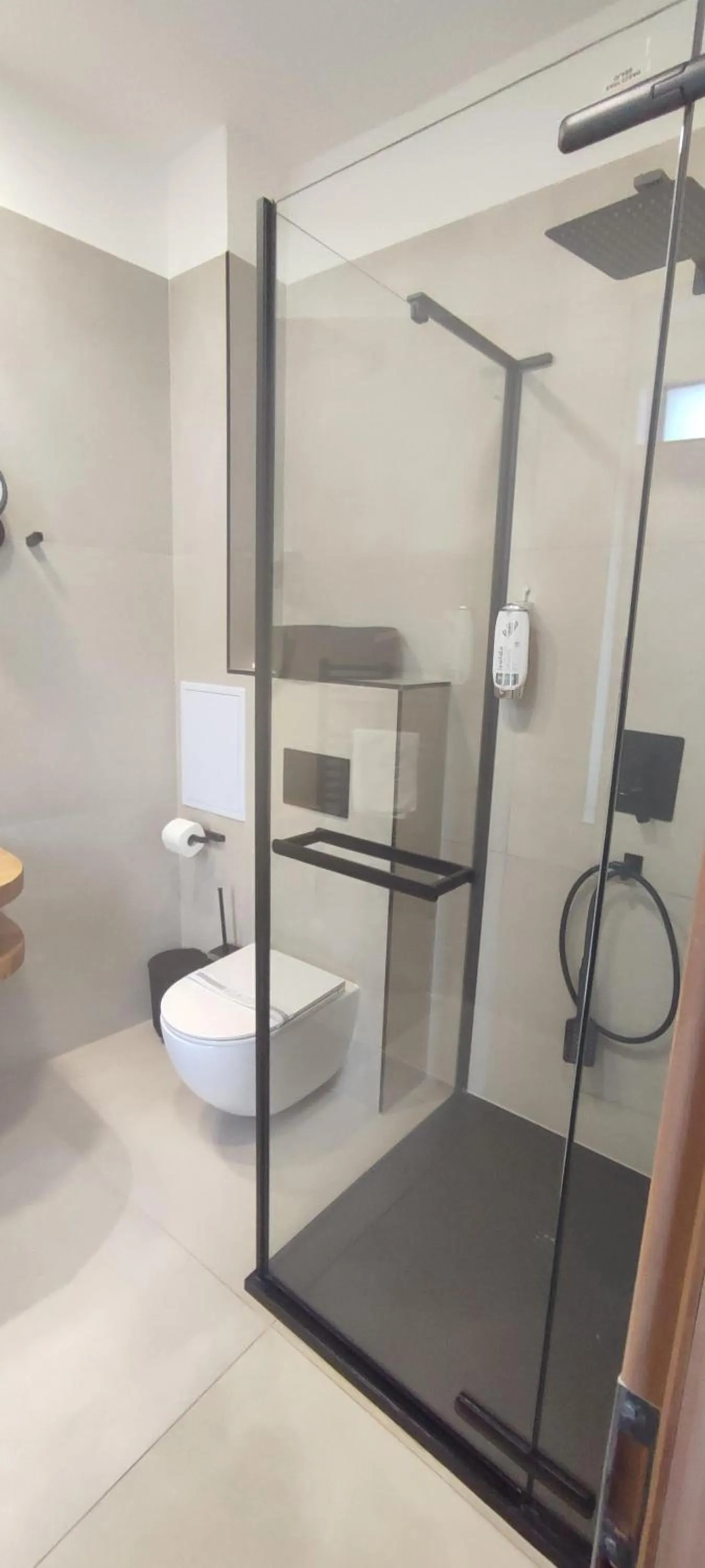 Shower in Hotel Plzeň