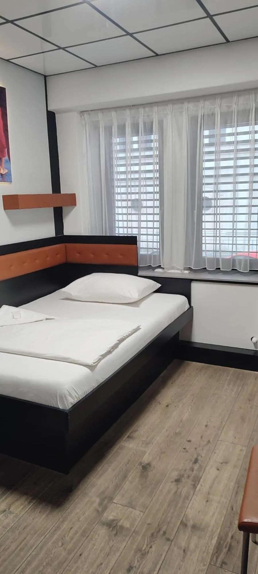 Bed in Hotel Plzeň