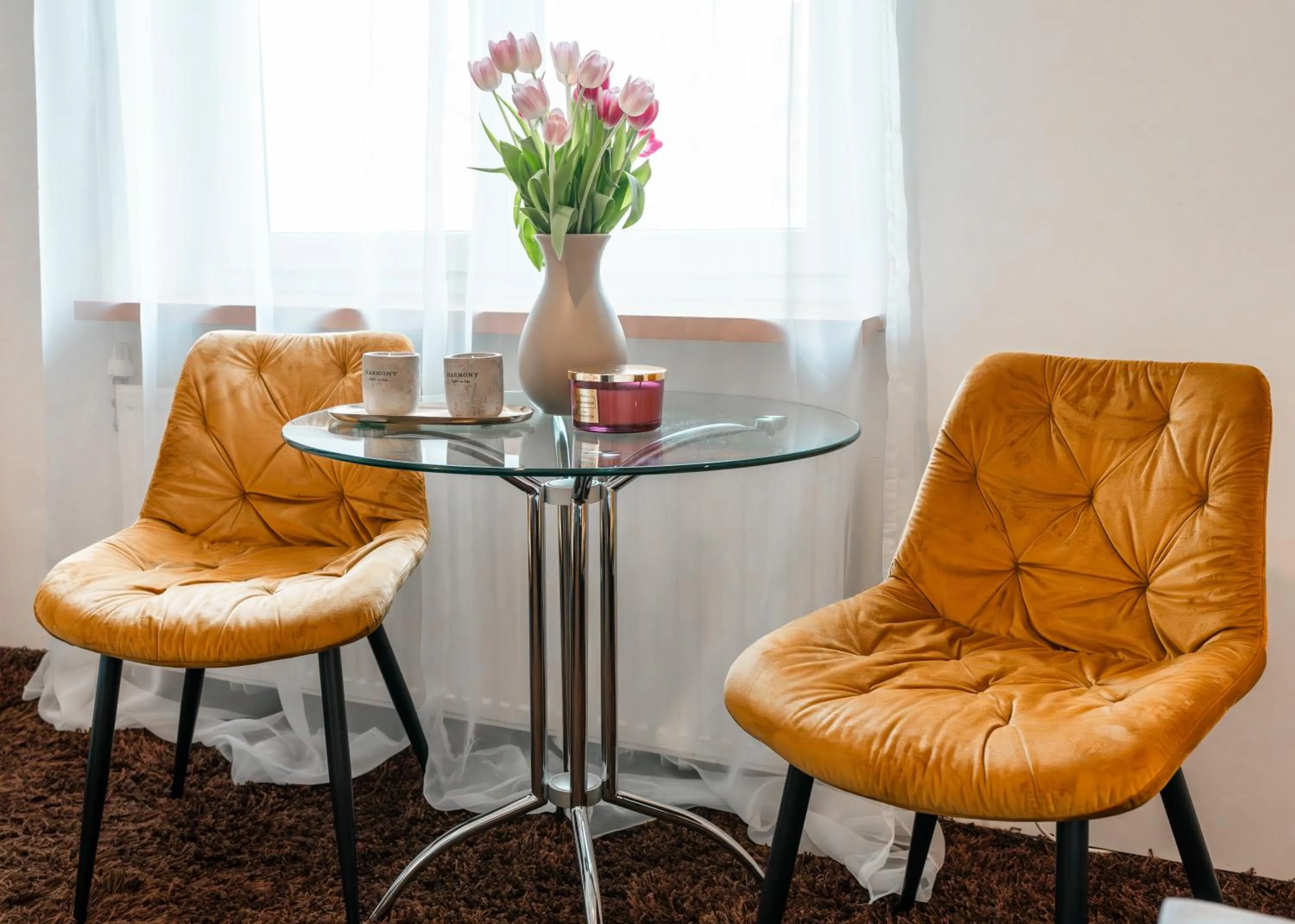 Seating area in Hotel Plzeň