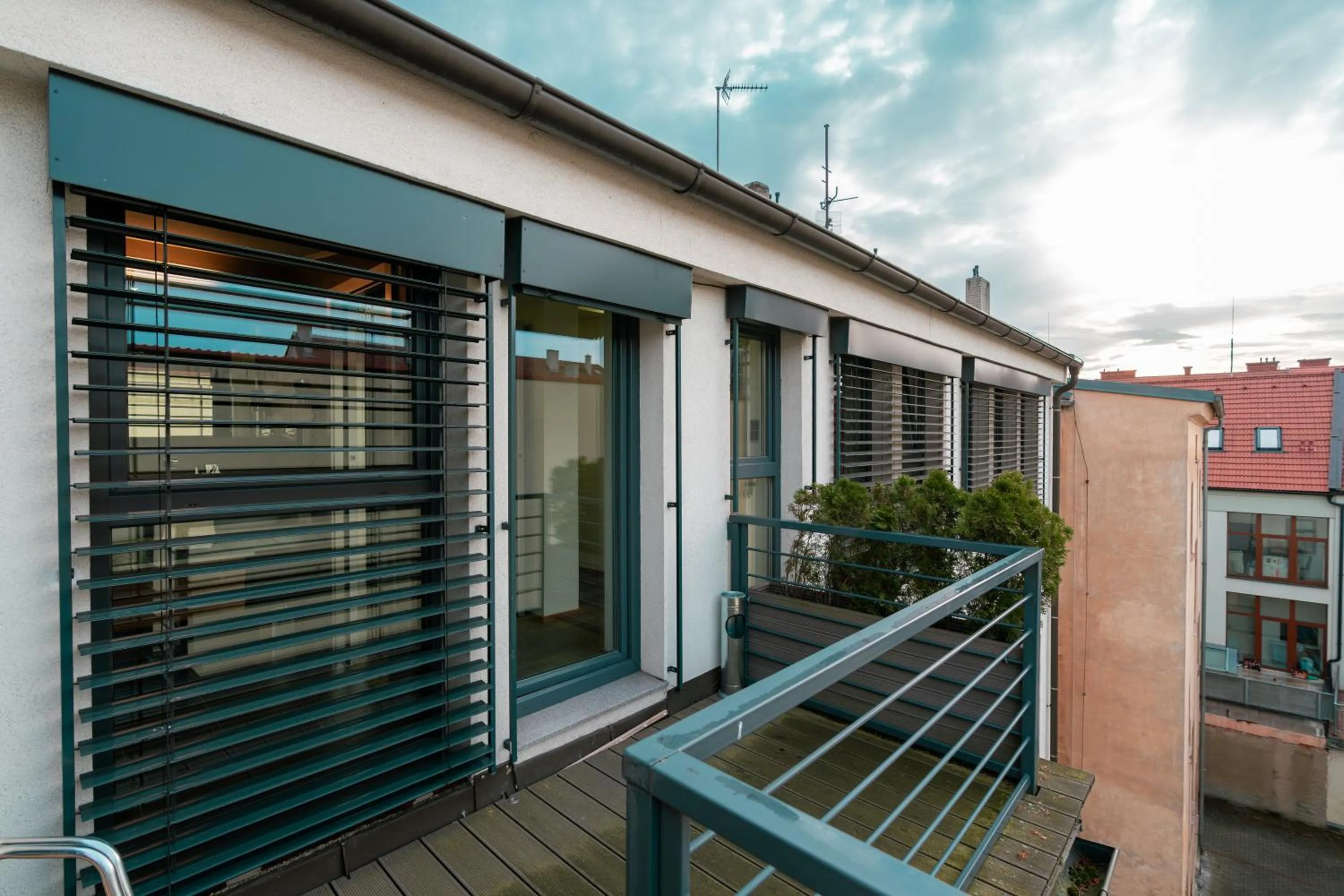 Balcony/Terrace in Hotel Plzeň