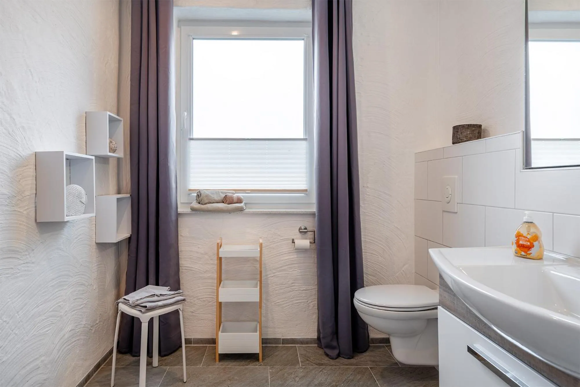 Toilet in Villa Moorstern am Badesee Tannenhausen