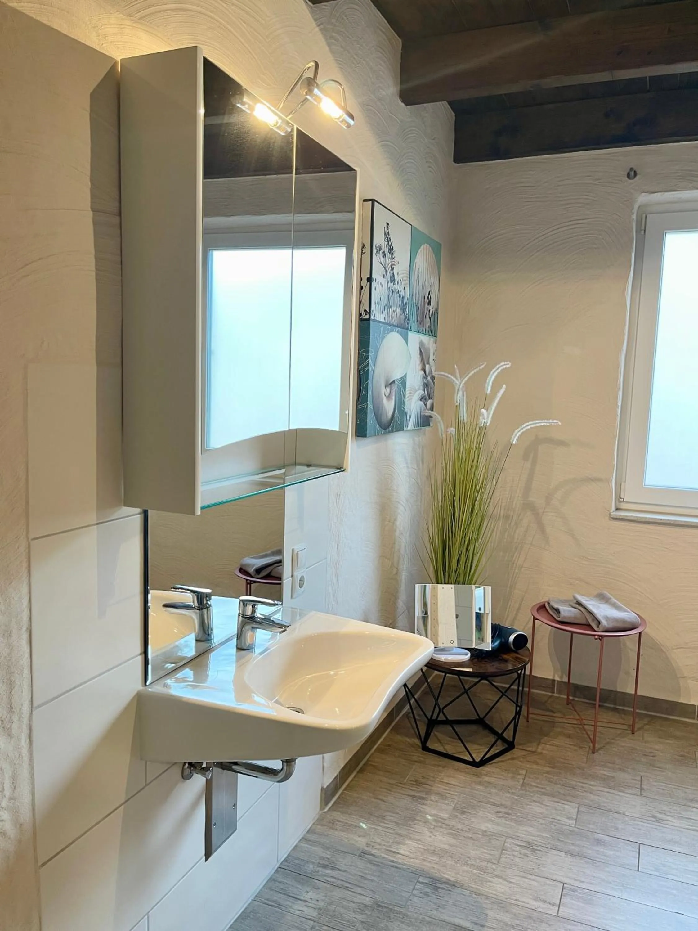 Bathroom in Villa Moorstern am Badesee Tannenhausen