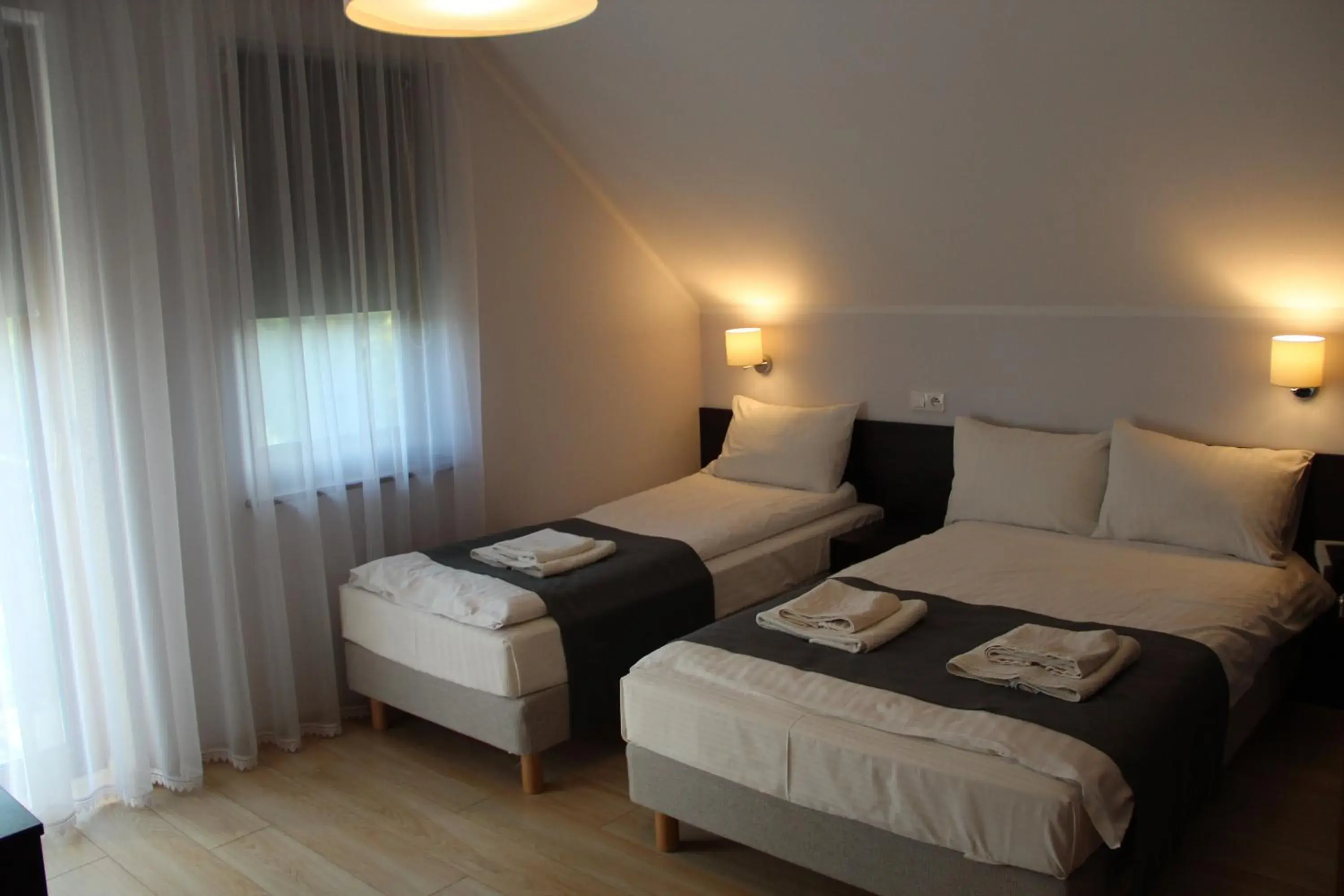 Triple Room with Balcony in Zajazd Gościniec Triple Room with Balcony in Zajazd Gościniec