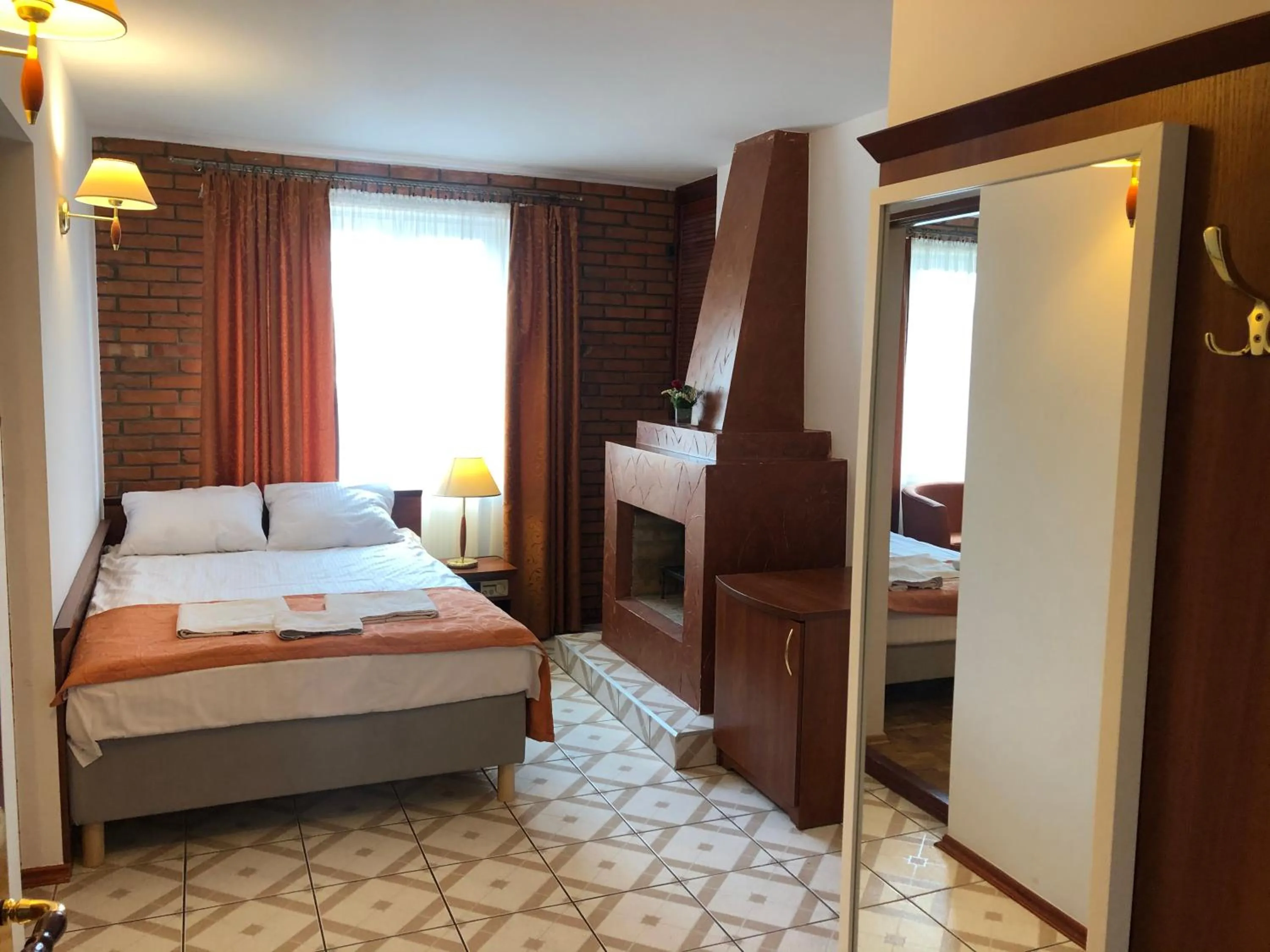 Bed in Zajazd Gościniec