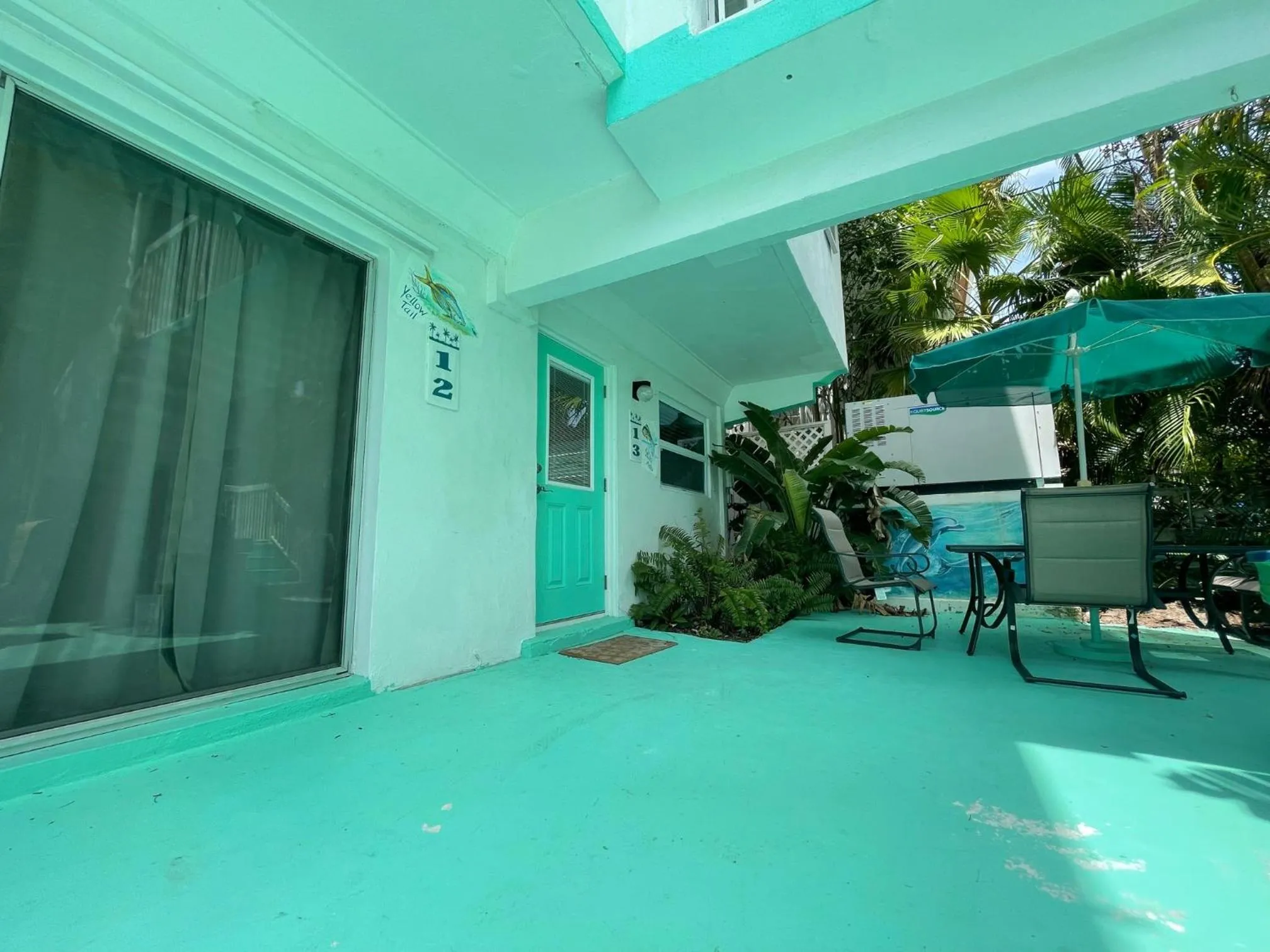 Patio in Gulf View Waterfront Resort