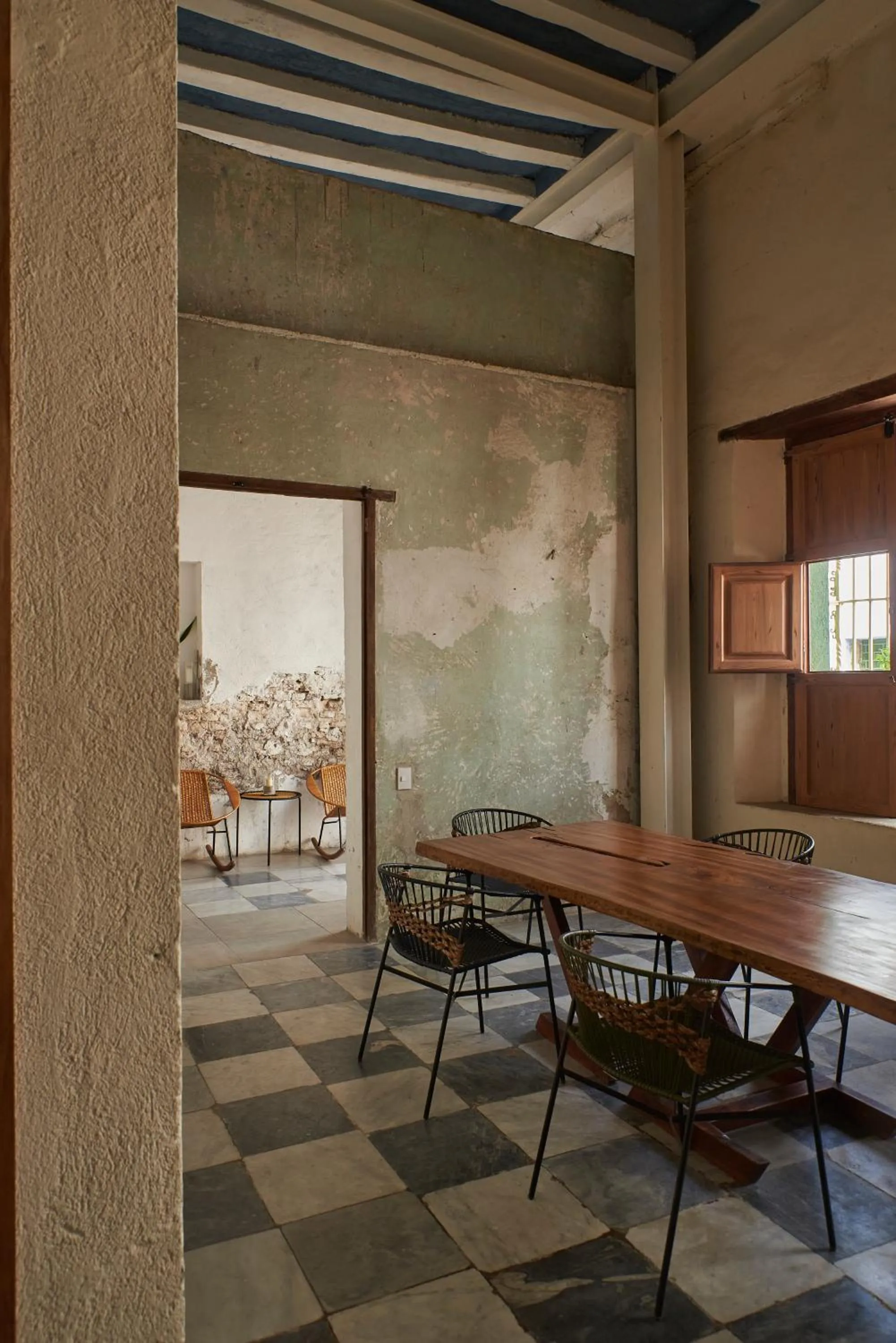 Dining area in La Casa del Totumo