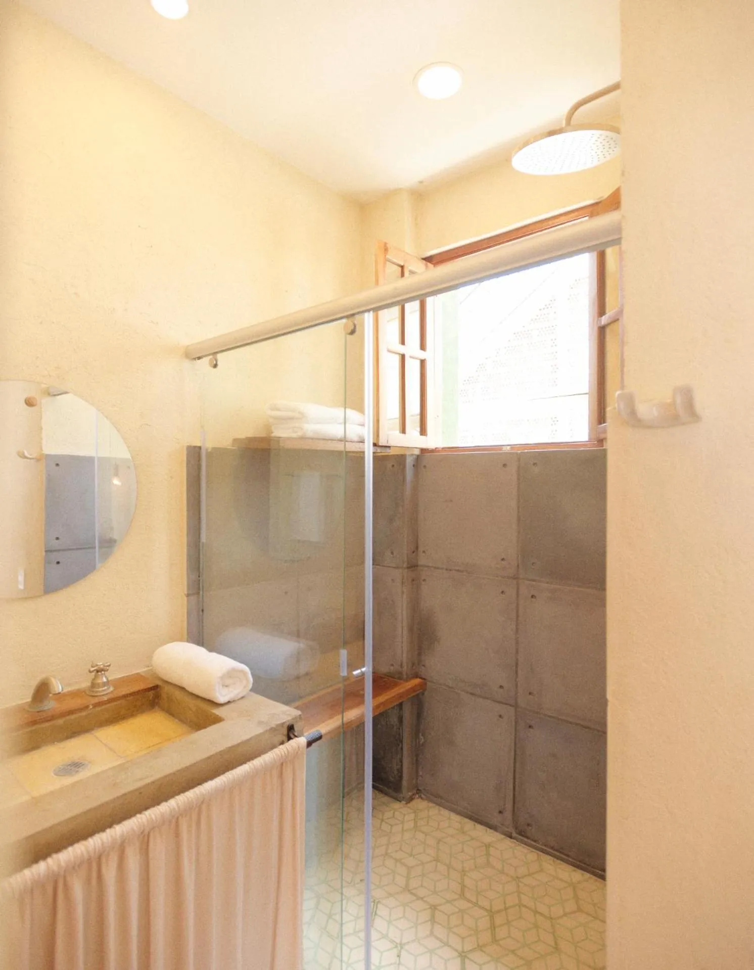 Bathroom, Bed in La Casa del Totumo