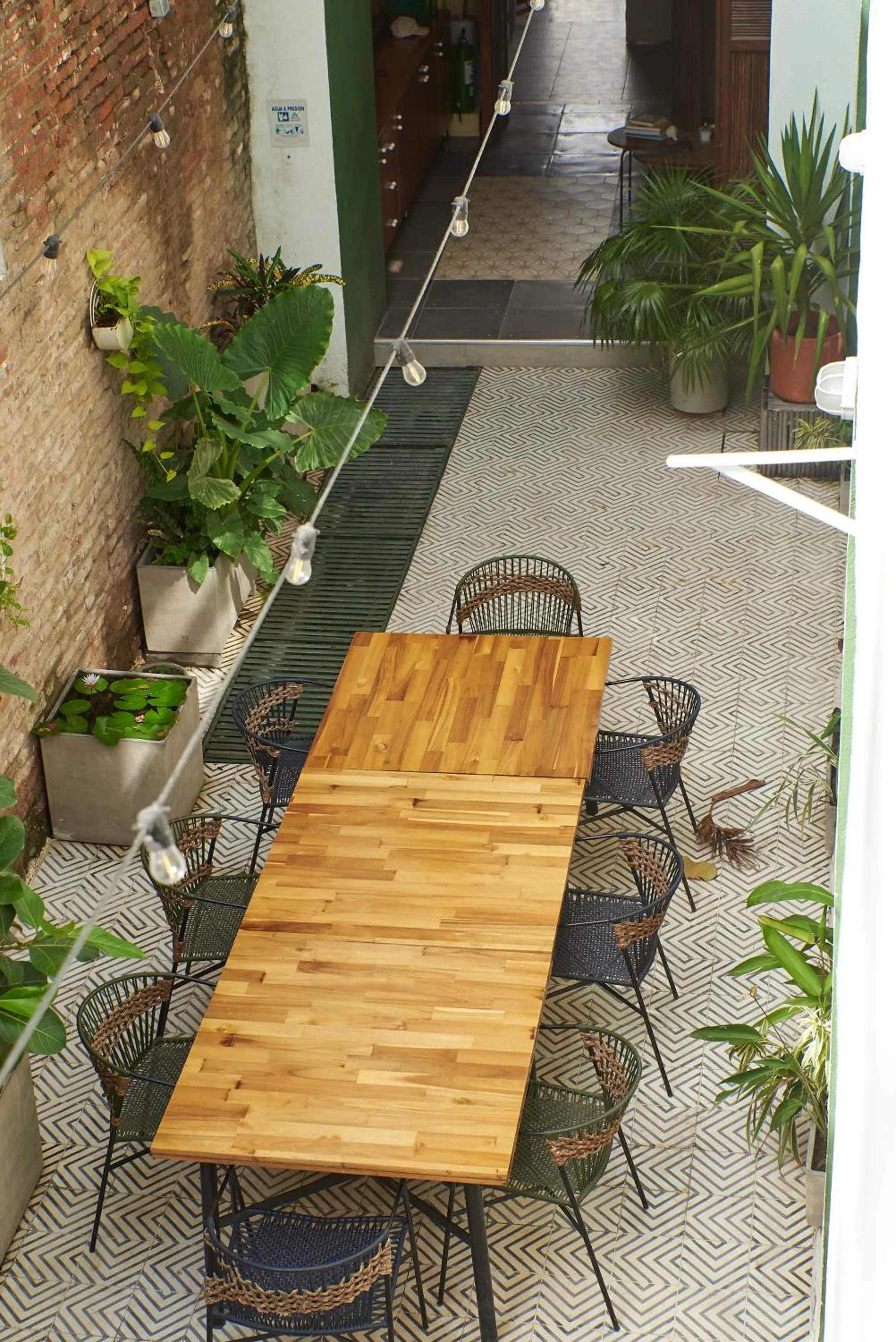 Dining area in La Casa del Totumo