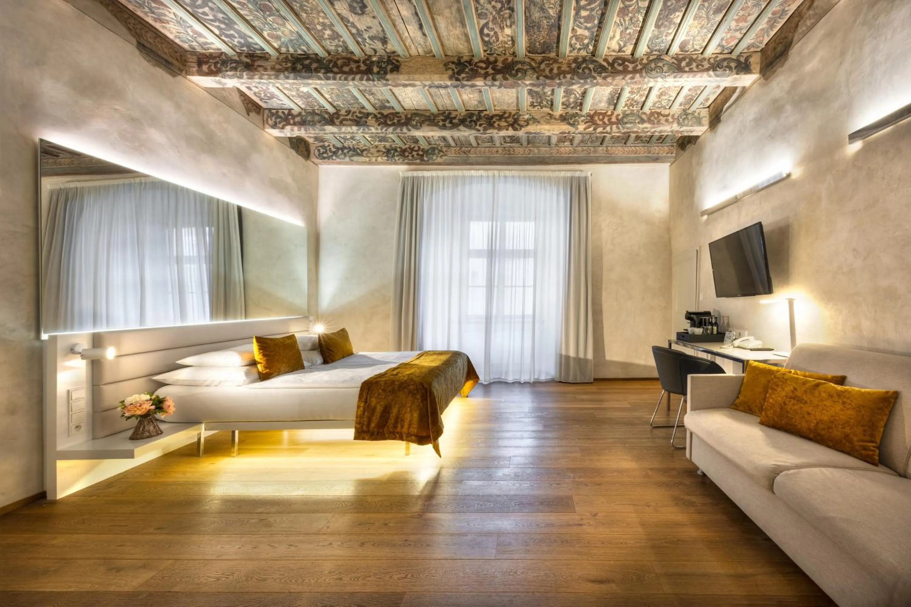 furniture, Bed in Bishop's House