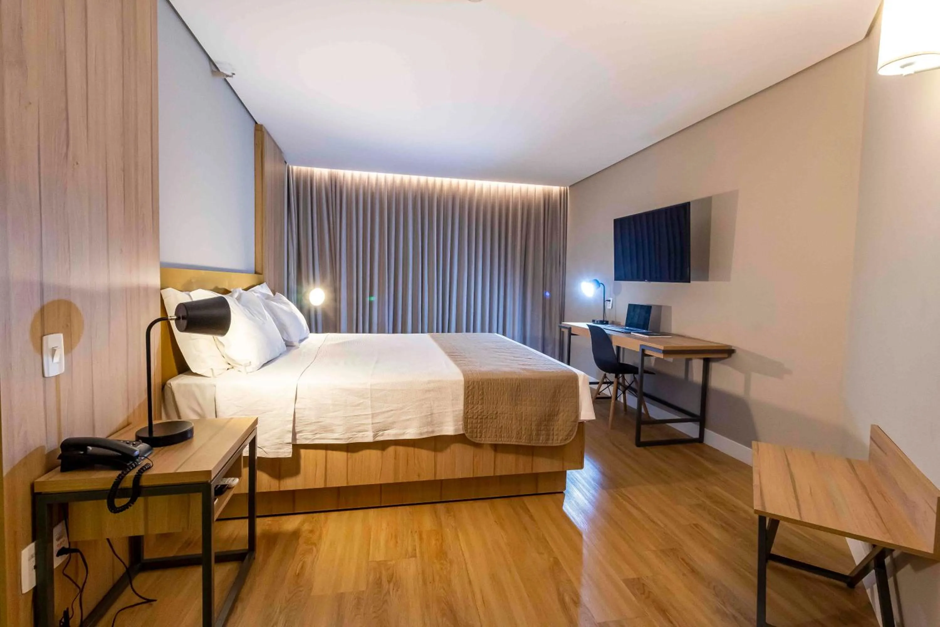 Photo of the whole room, Bed in Hotel Cassino Tower São José do Rio Preto by Nacional Inn