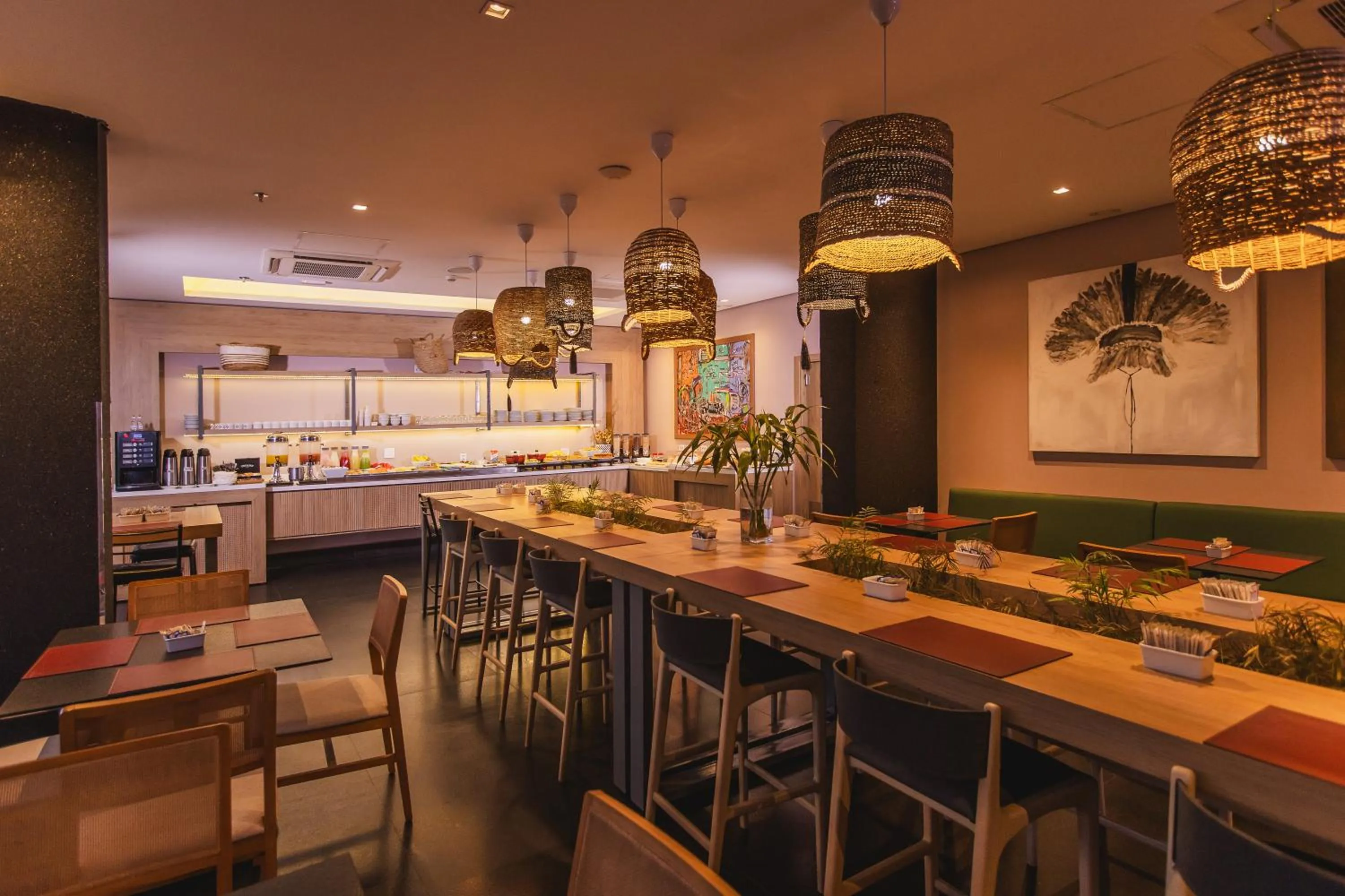 Restaurant/places to eat in Hotel Cassino Tower São José do Rio Preto by Nacional Inn