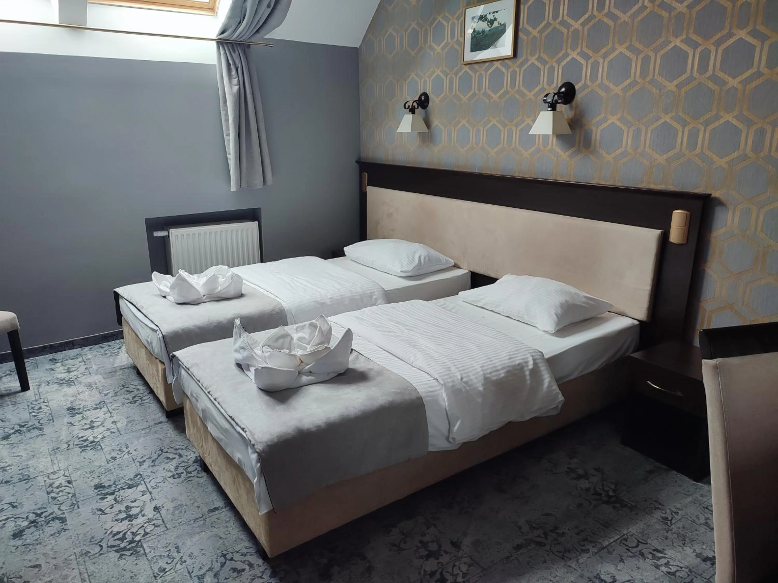 Bed in Hotel Jedlinka
