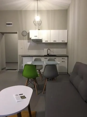 Kitchen or kitchenette in Hotel Jedlinka