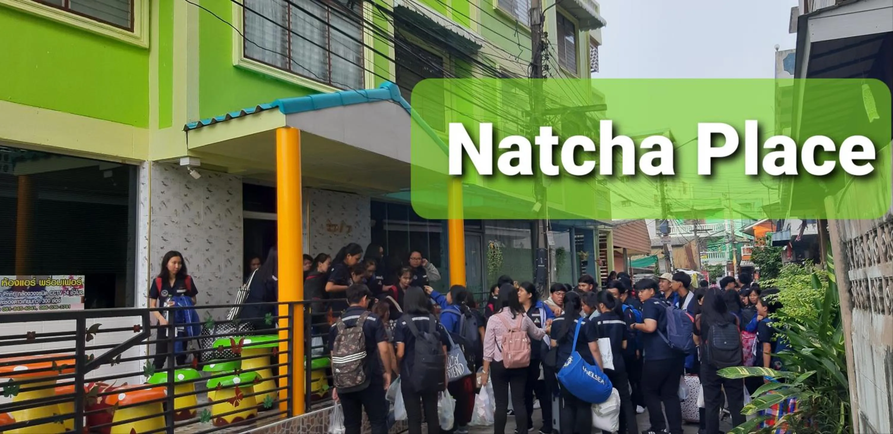 People in Natcha Place TU Rangsit