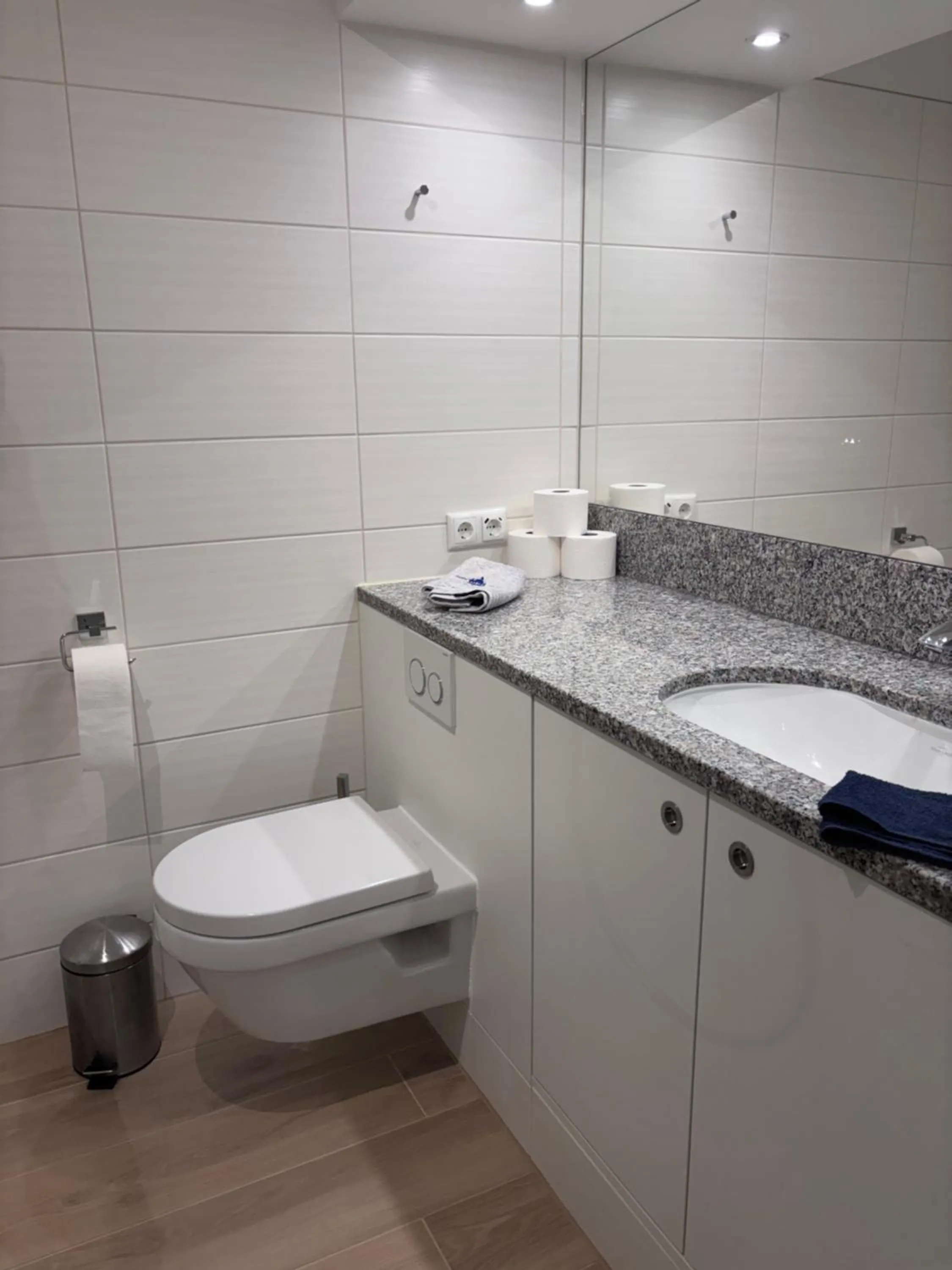 Toilet in Apartment Sun Balcony Dresden Friedrichstadt