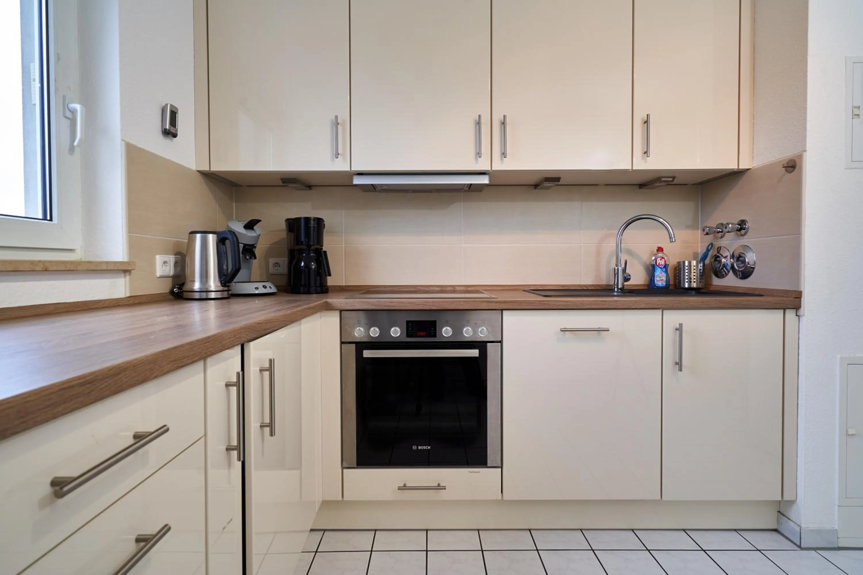 Kitchen or kitchenette in Apartment Sun Balcony Dresden Friedrichstadt