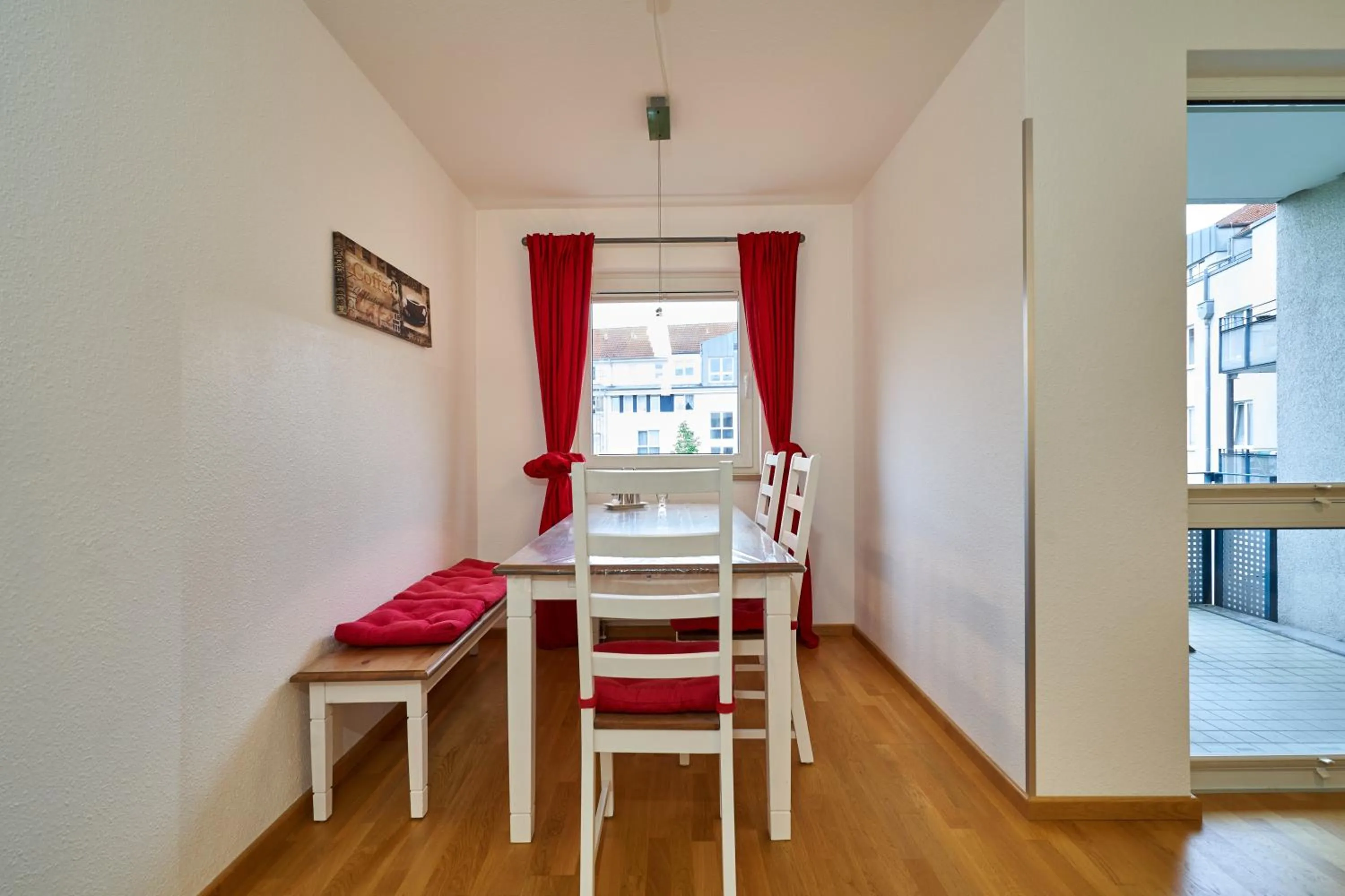 Dining area in Apartment Sun Balcony Dresden Friedrichstadt