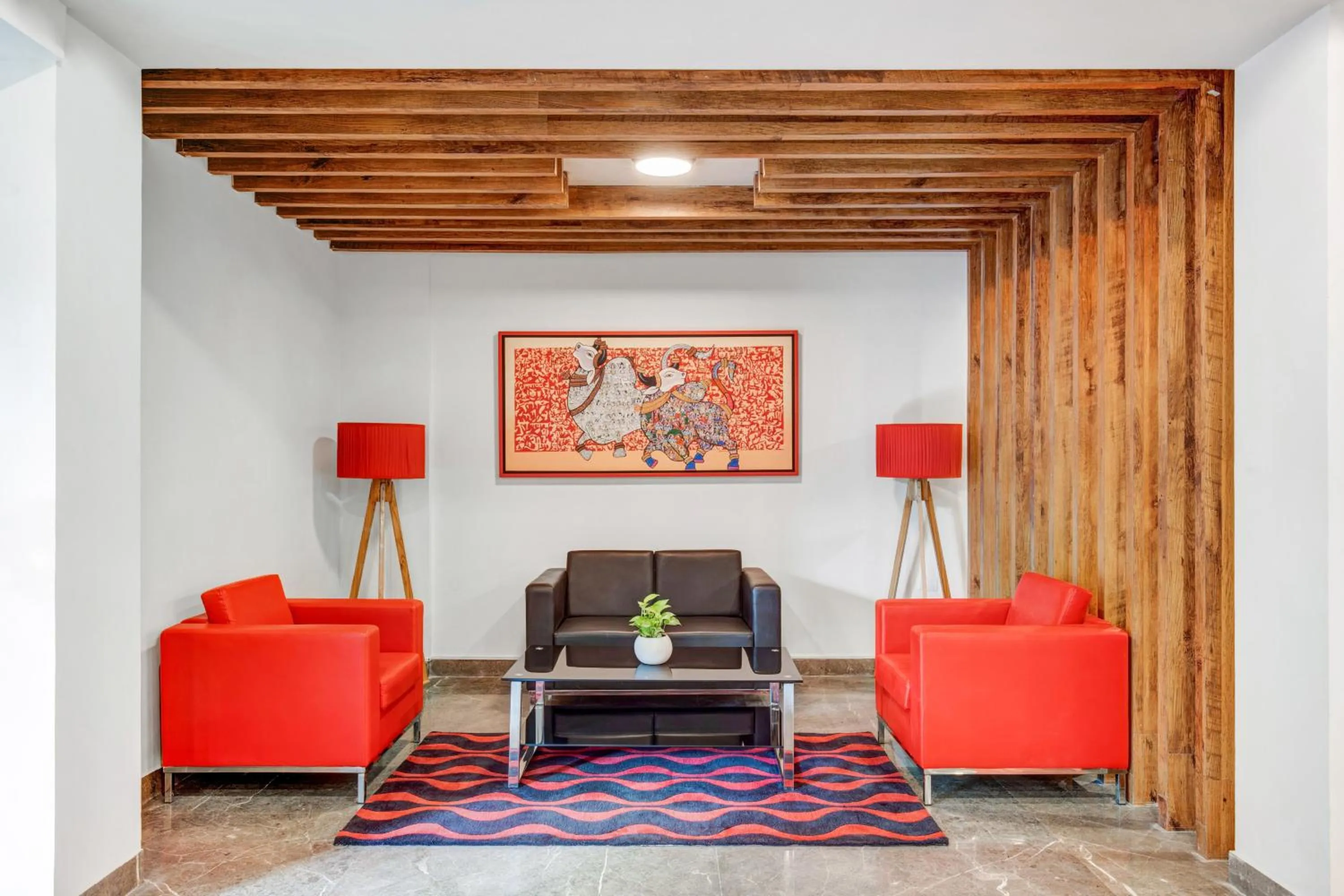 Lobby or reception in Red Fox by Lemon Tree Hotels, Neelkanth