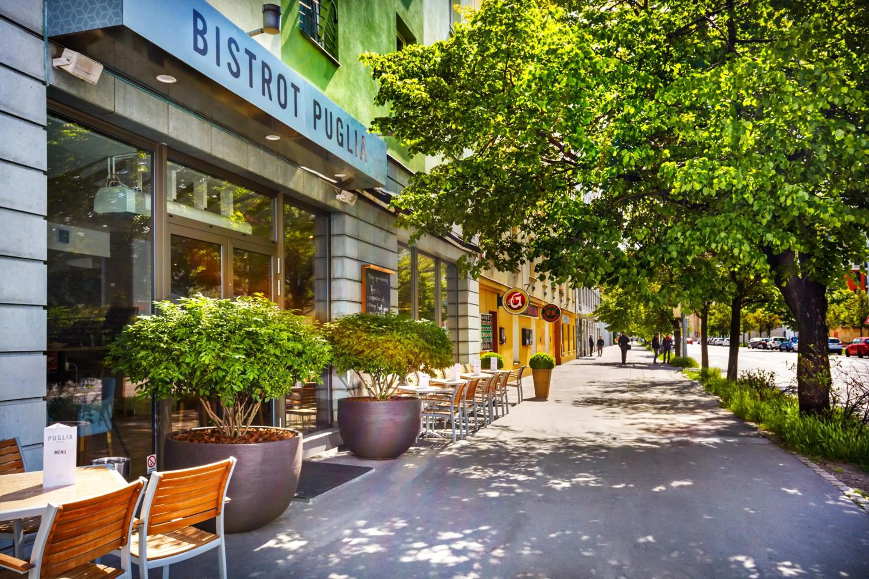 Patio in Plaza Prague - Czech Leading Hotels