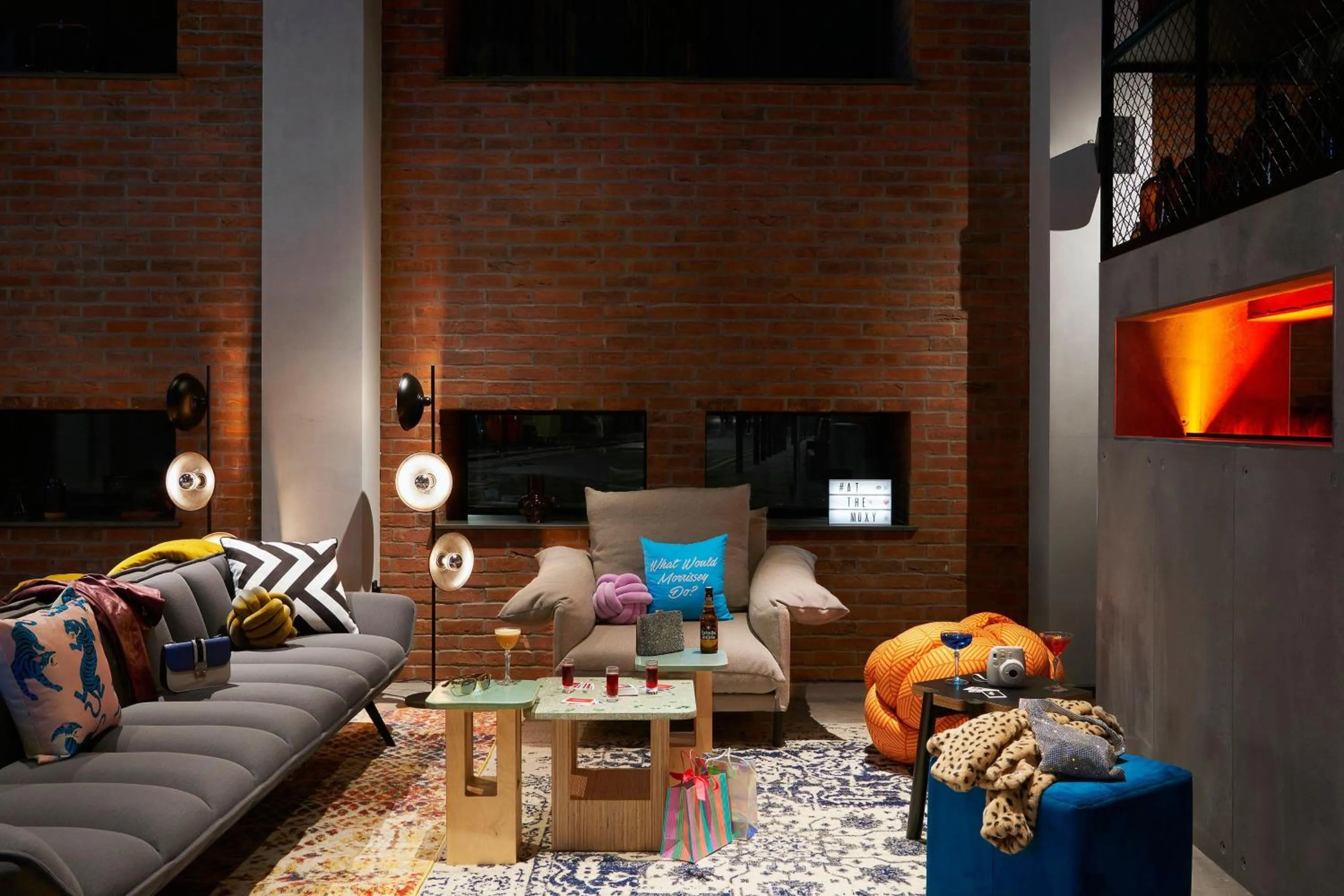 Lobby or reception in Moxy Manchester City