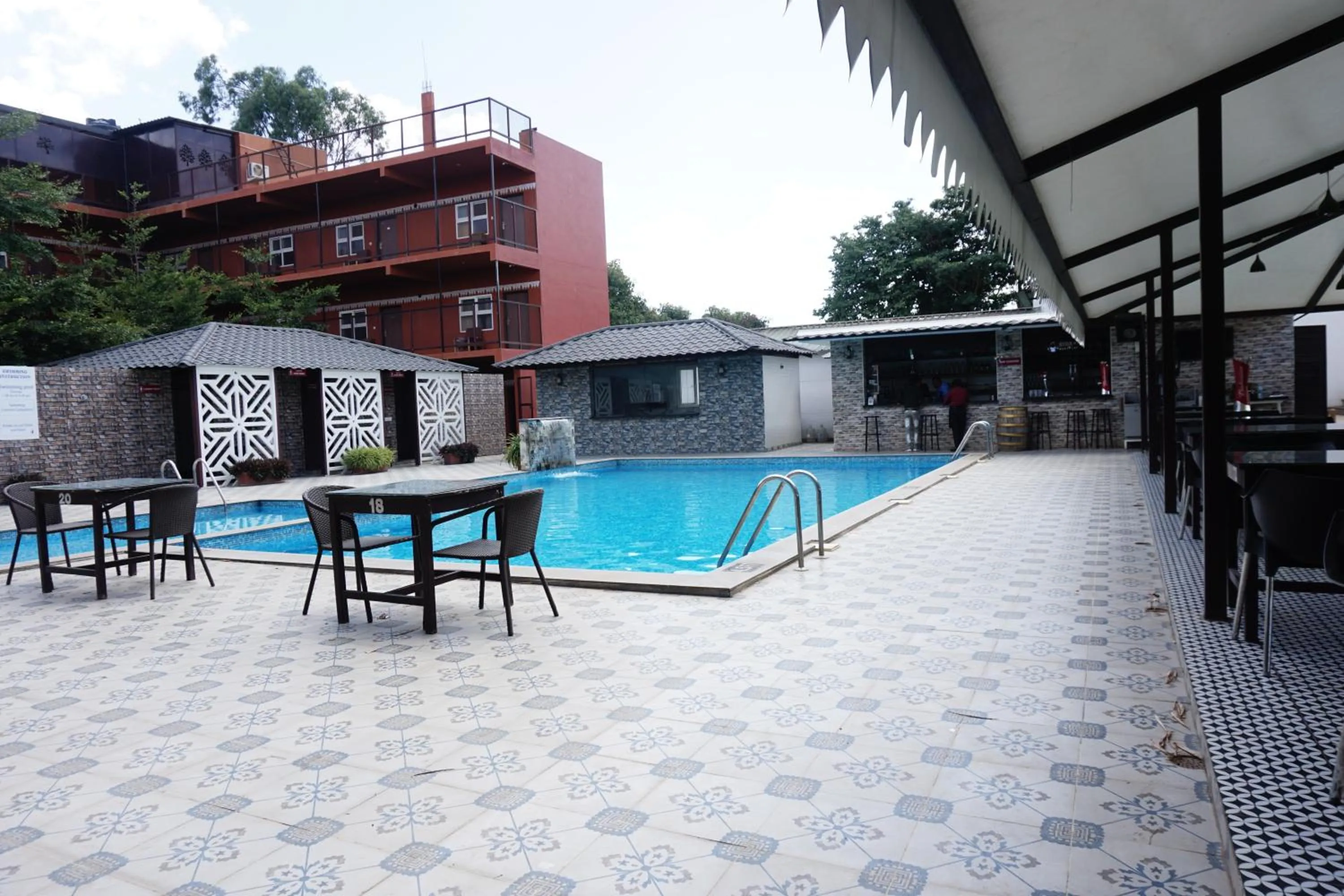 Swimming pool in Vistar Resort & Hotels