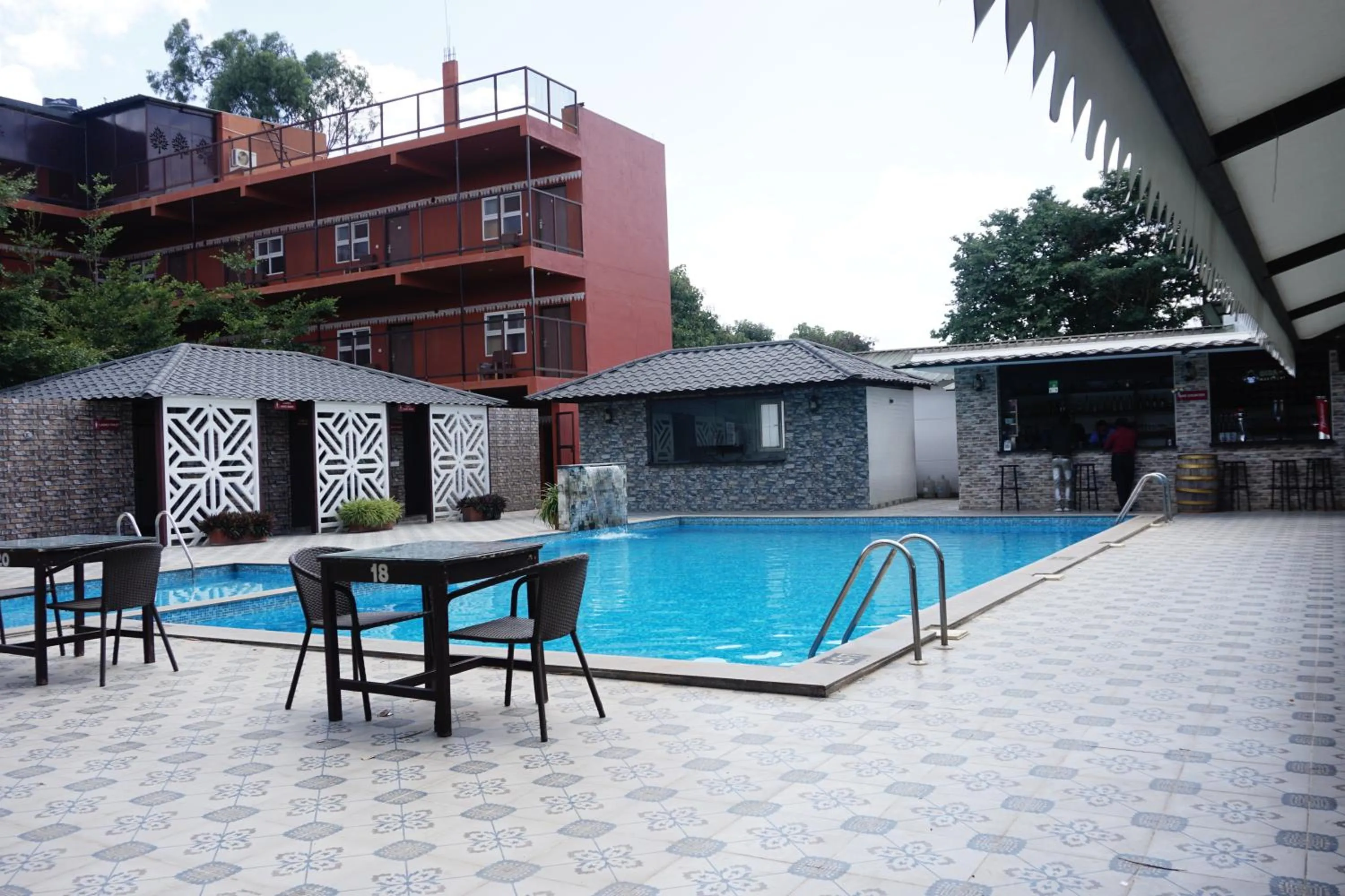 Swimming pool in Vistar Resort & Hotels