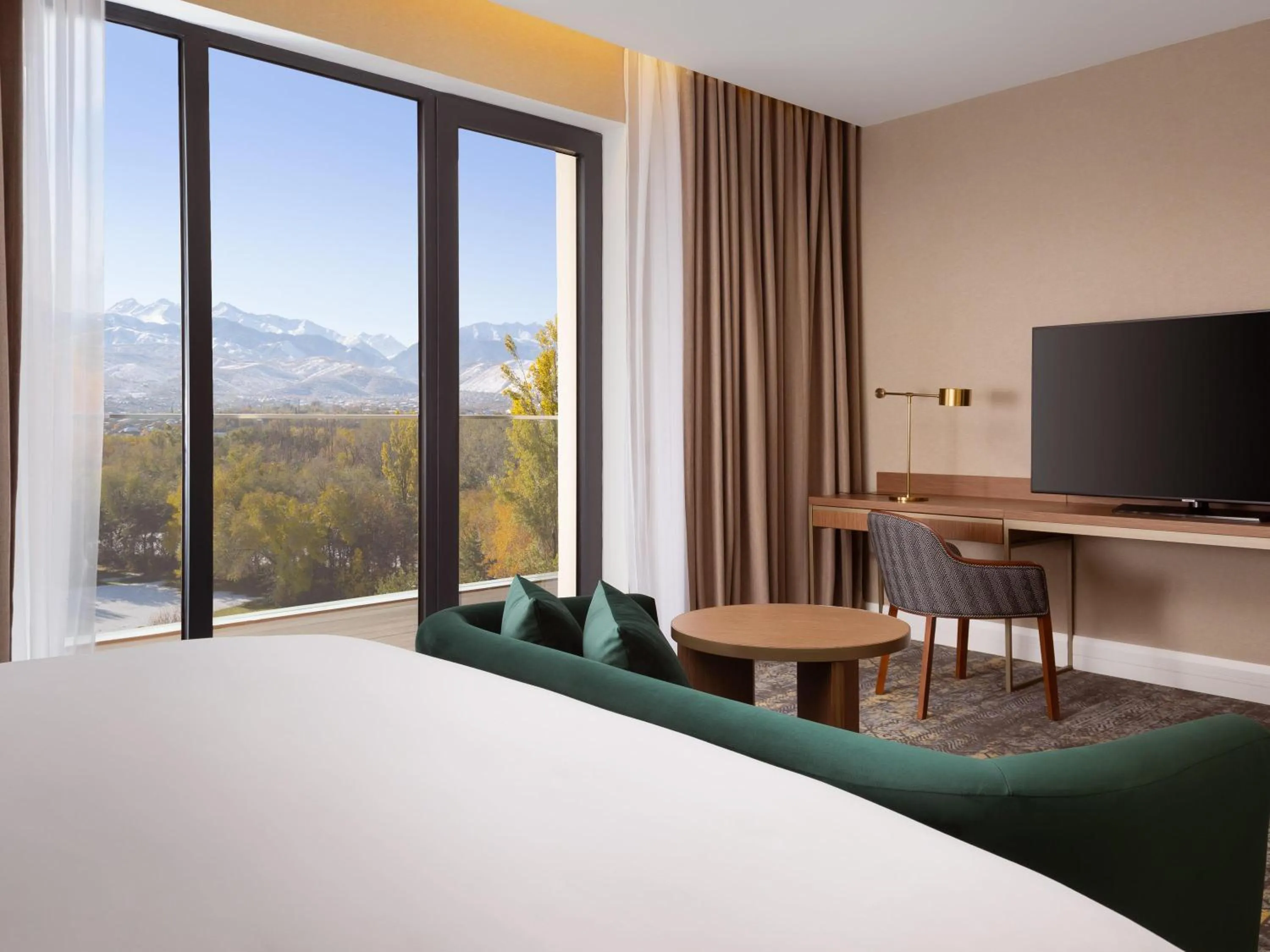 Bedroom, Bed in Swissôtel Wellness Resort Alatau Almaty