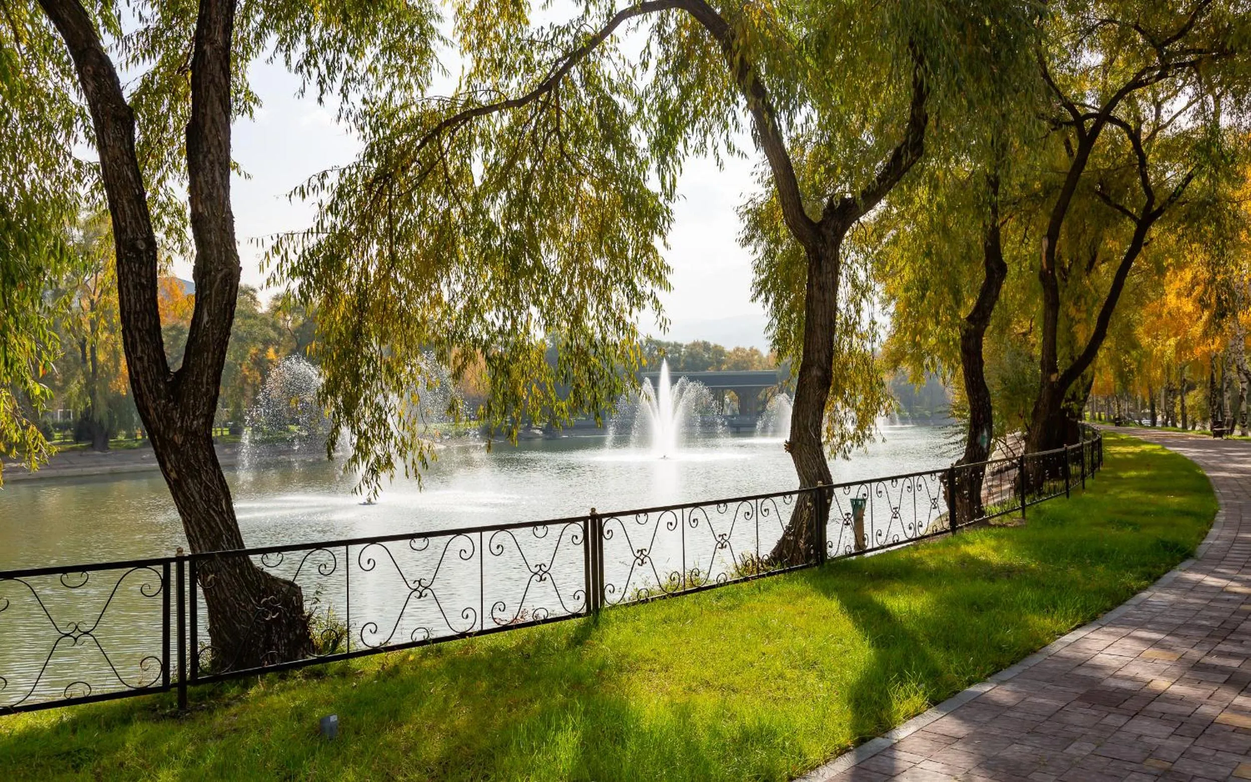Natural landscape in Swissôtel Wellness Resort Alatau Almaty