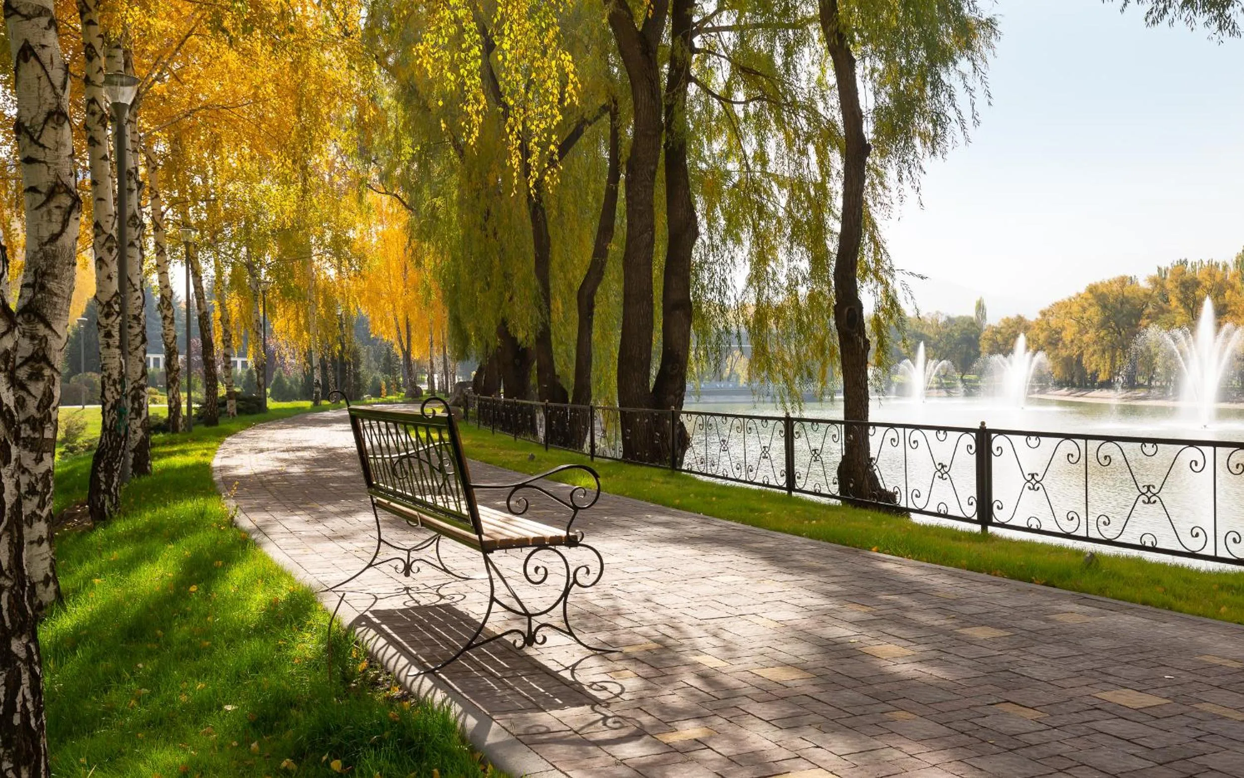 Natural landscape in Swissôtel Wellness Resort Alatau Almaty