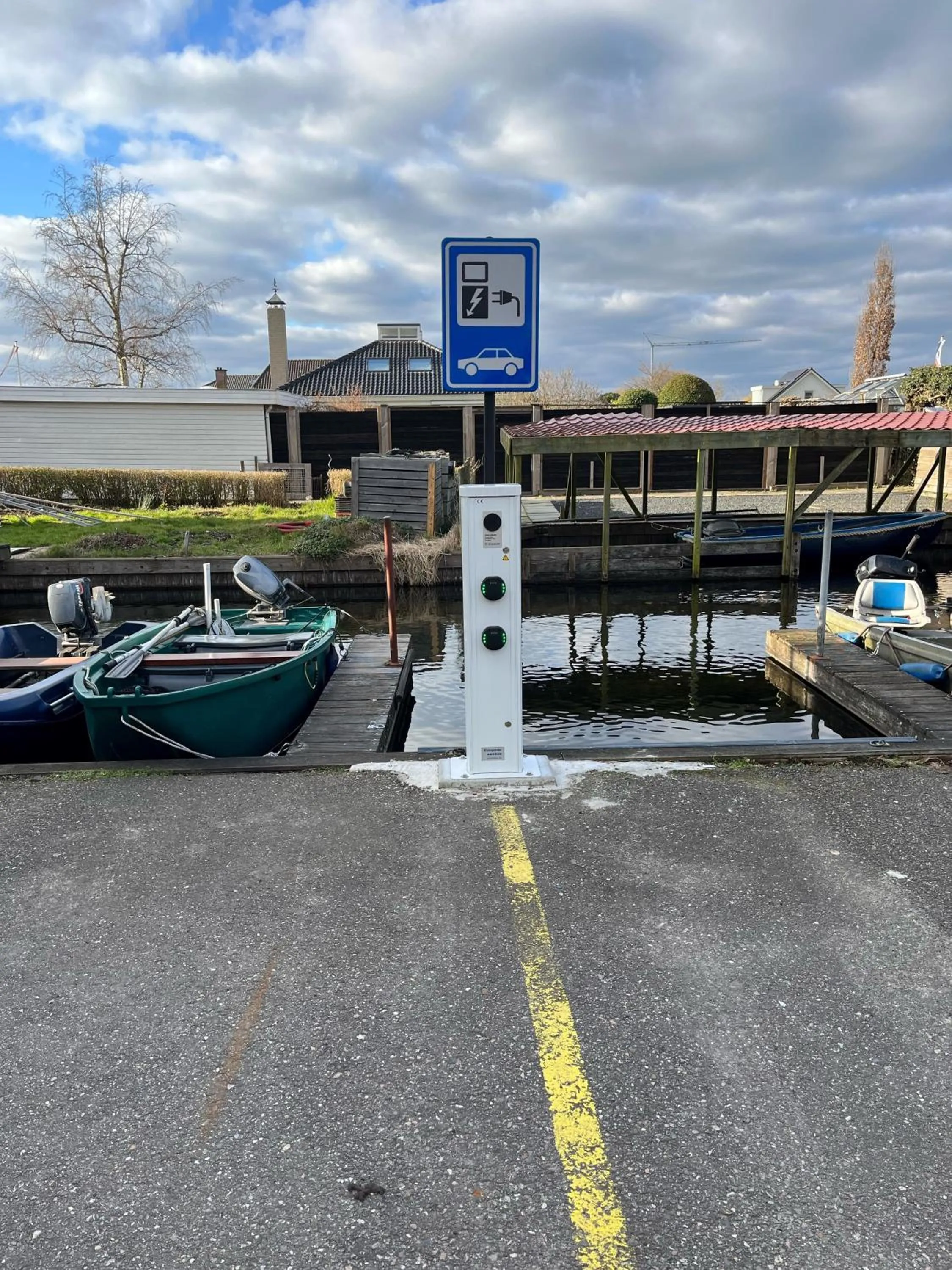 Parking in Jachthaven Hotel Borger