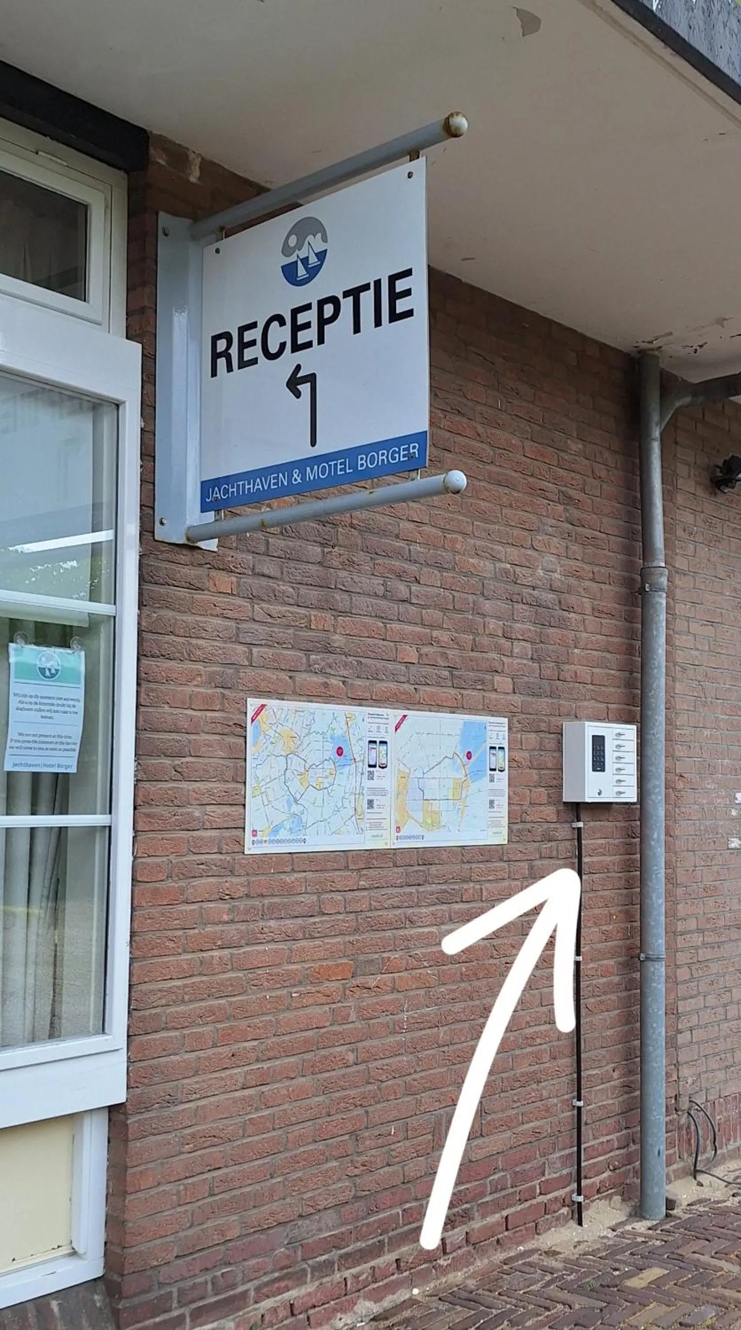 locker in Jachthaven Hotel Borger