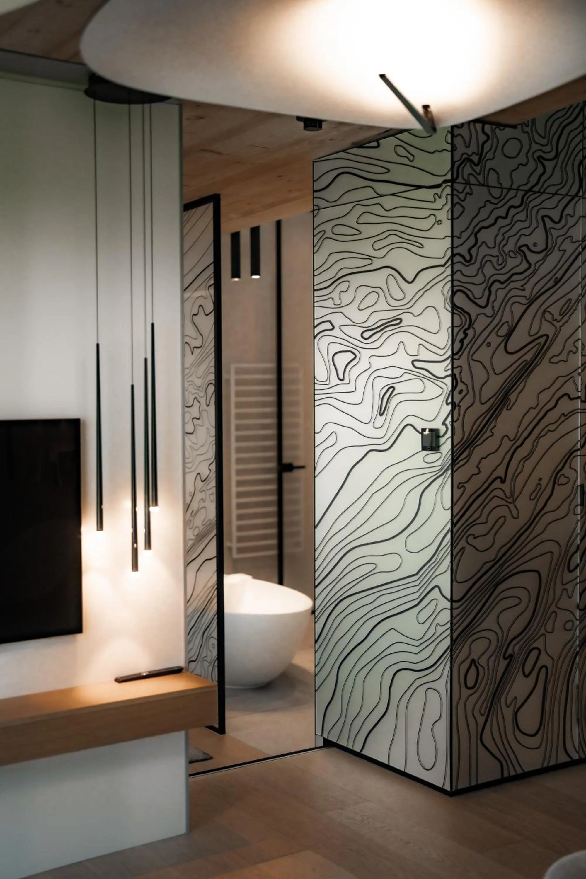 Shower in Hôtel des Horlogers