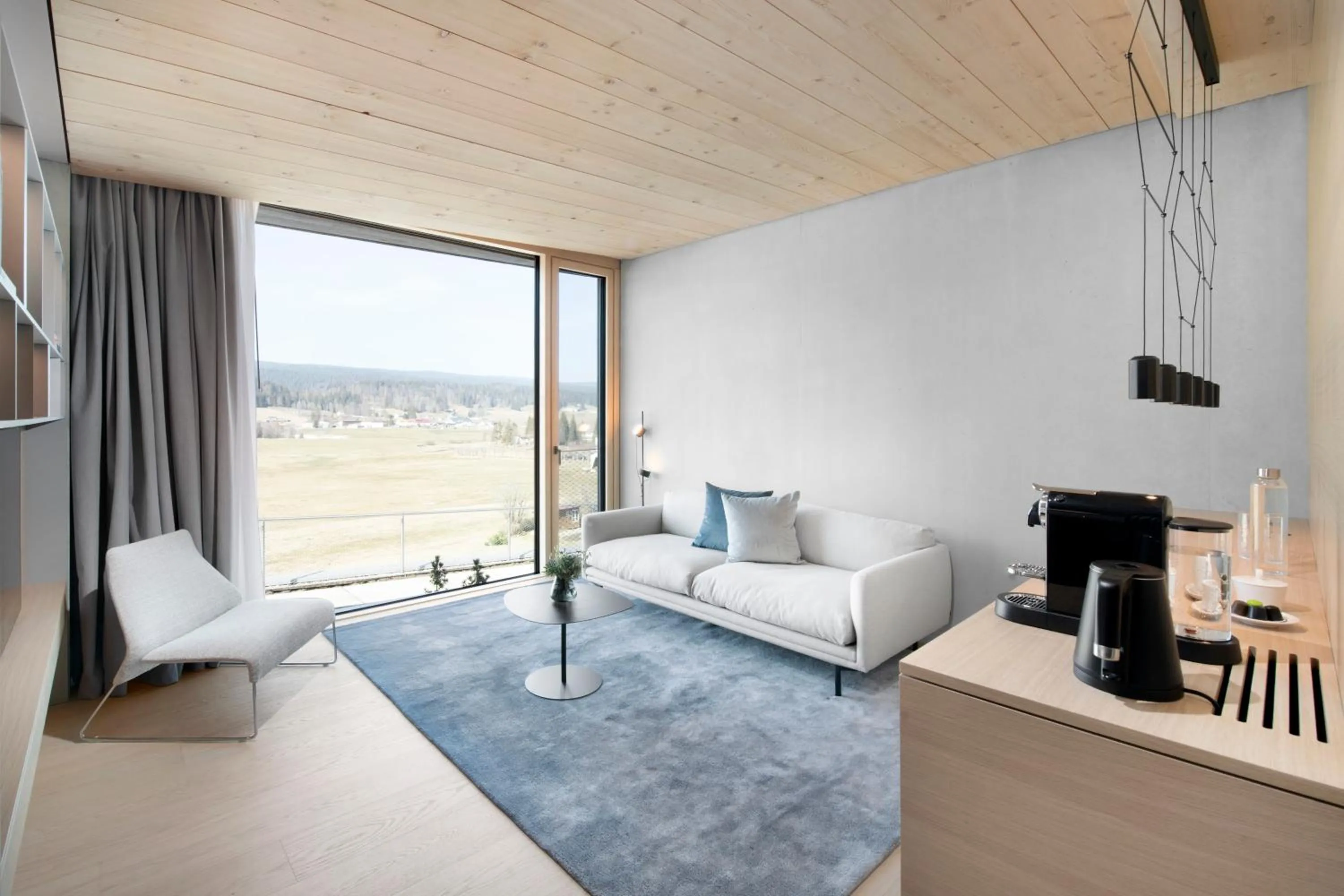 Living room in Hôtel des Horlogers