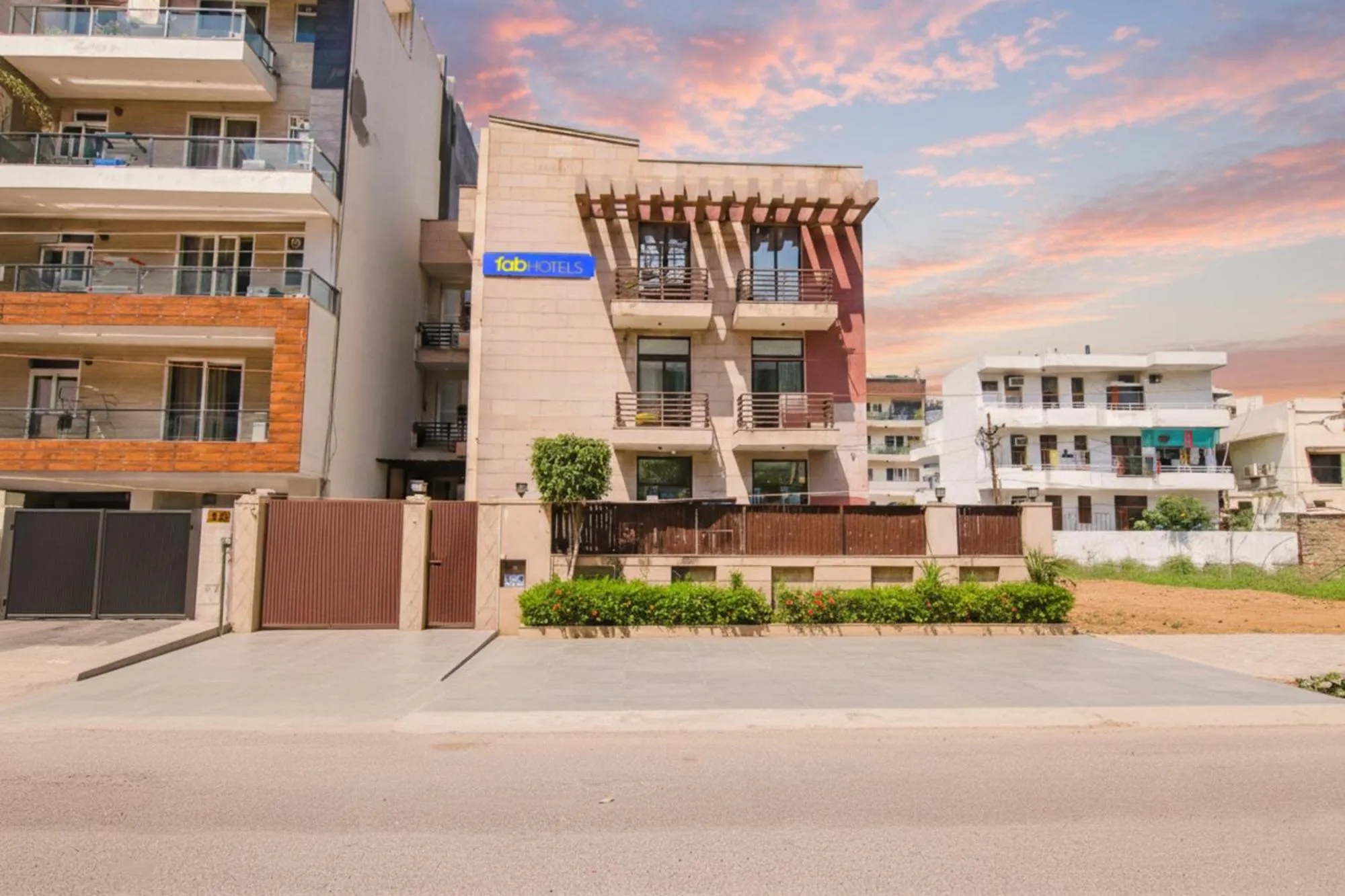 Property building in FabHotel JDM Residency