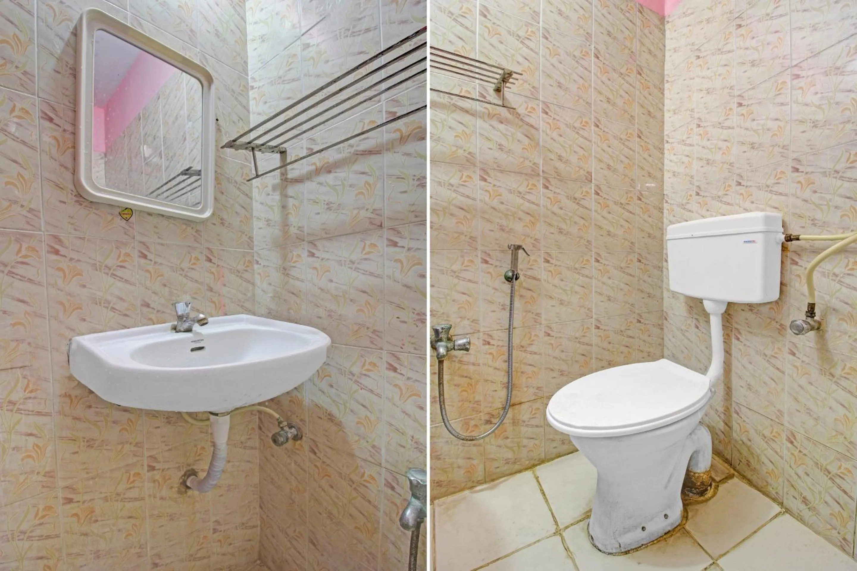 Bathroom in Hotel O Rahul International Hyderabad