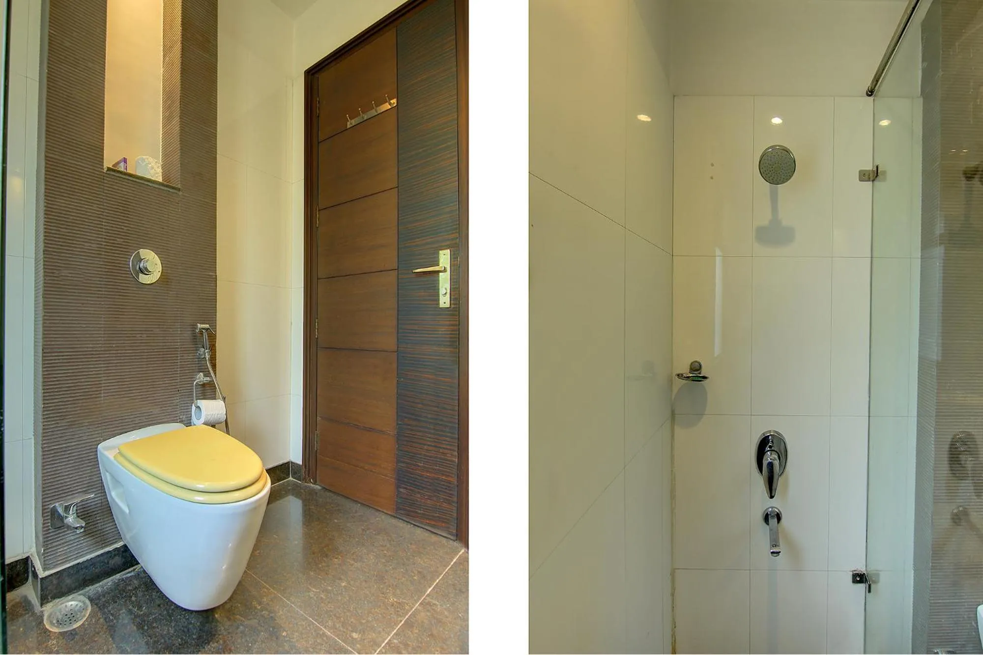 Toilet in FabHotel Phoenix Hospitality Near DLF Cyber Hub & Metro, Gurugram